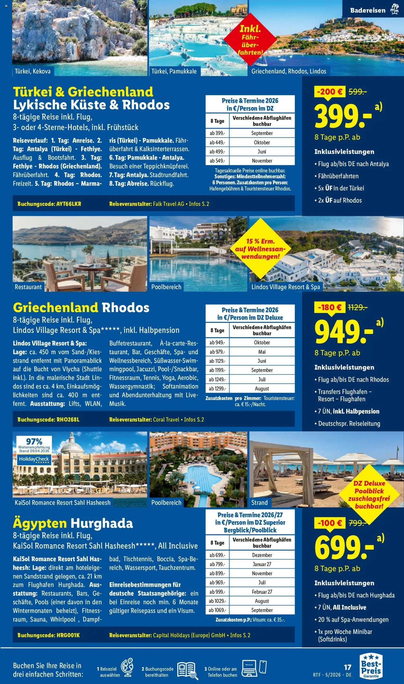 Lidl Reisen Reise-Highlights – gültig ab 12.05.2026 | Seite: 17