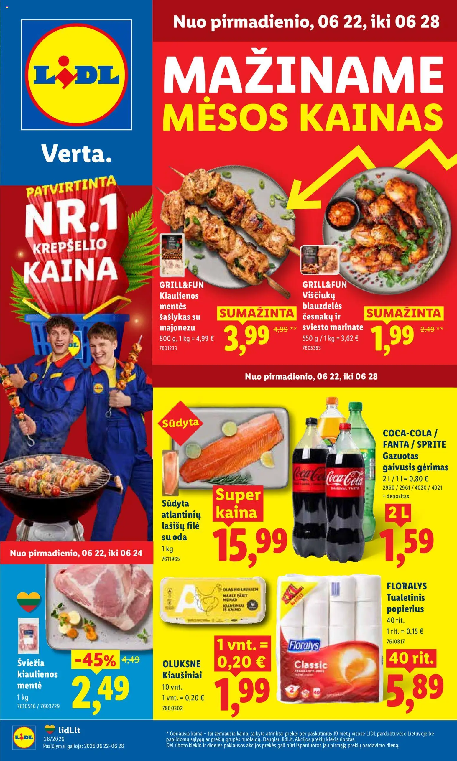 LIDL akcijos nuo 2026.06.22 | Puslapis: 1
