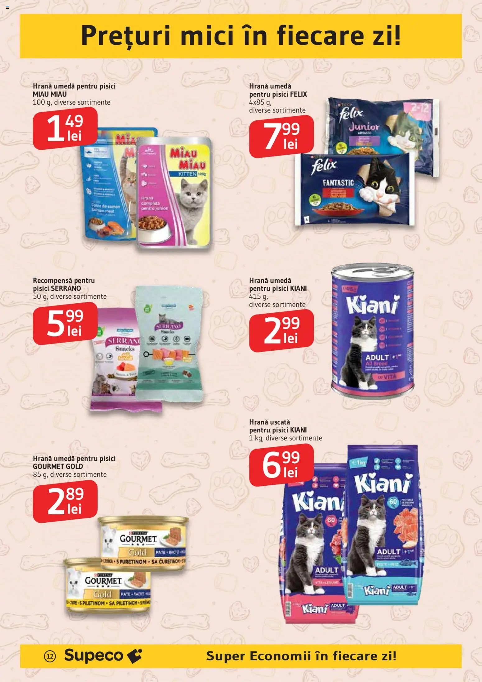 Noul catalog Supeco – valabil de la 24.09.2026 | Pagină: 12 | Produse: Vită, Pate, Mici