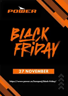 Power - Black Friday förhandsinformation - Förhandsvisning av reklamblad från butik Power aktuell från 20/10/2026