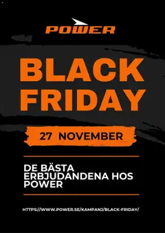 Power - Black Friday förhandsinformation - Förhandsvisning av reklamblad från butik Power aktuell från 20/10/2026