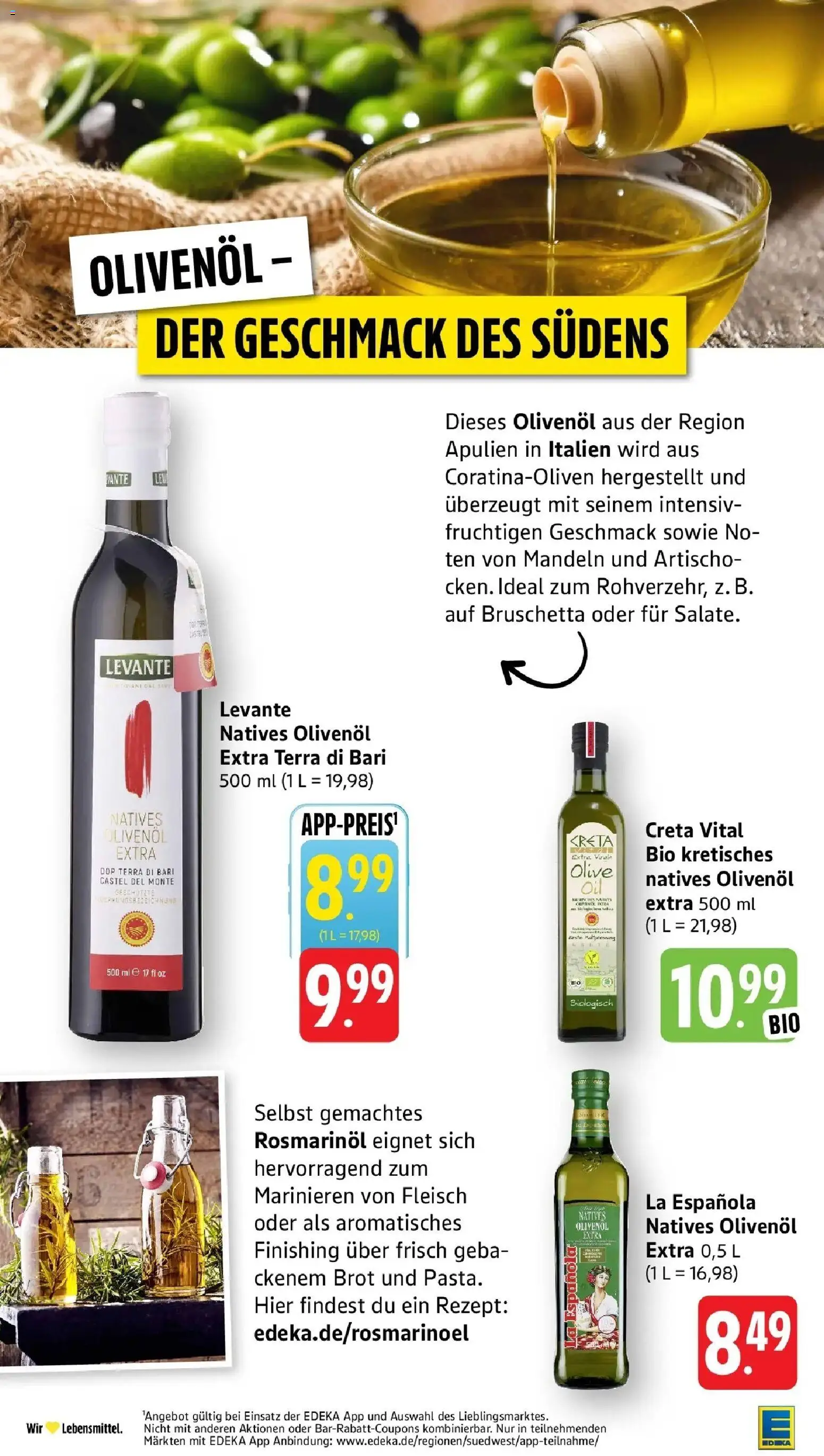 Edeka Prospekt Nonnenhorn / Bodensee (ab 19.10.2026) » Angebote Online | Seite: 26 | Produkte: Olivenol, Mandeln, Brot, Fleisch