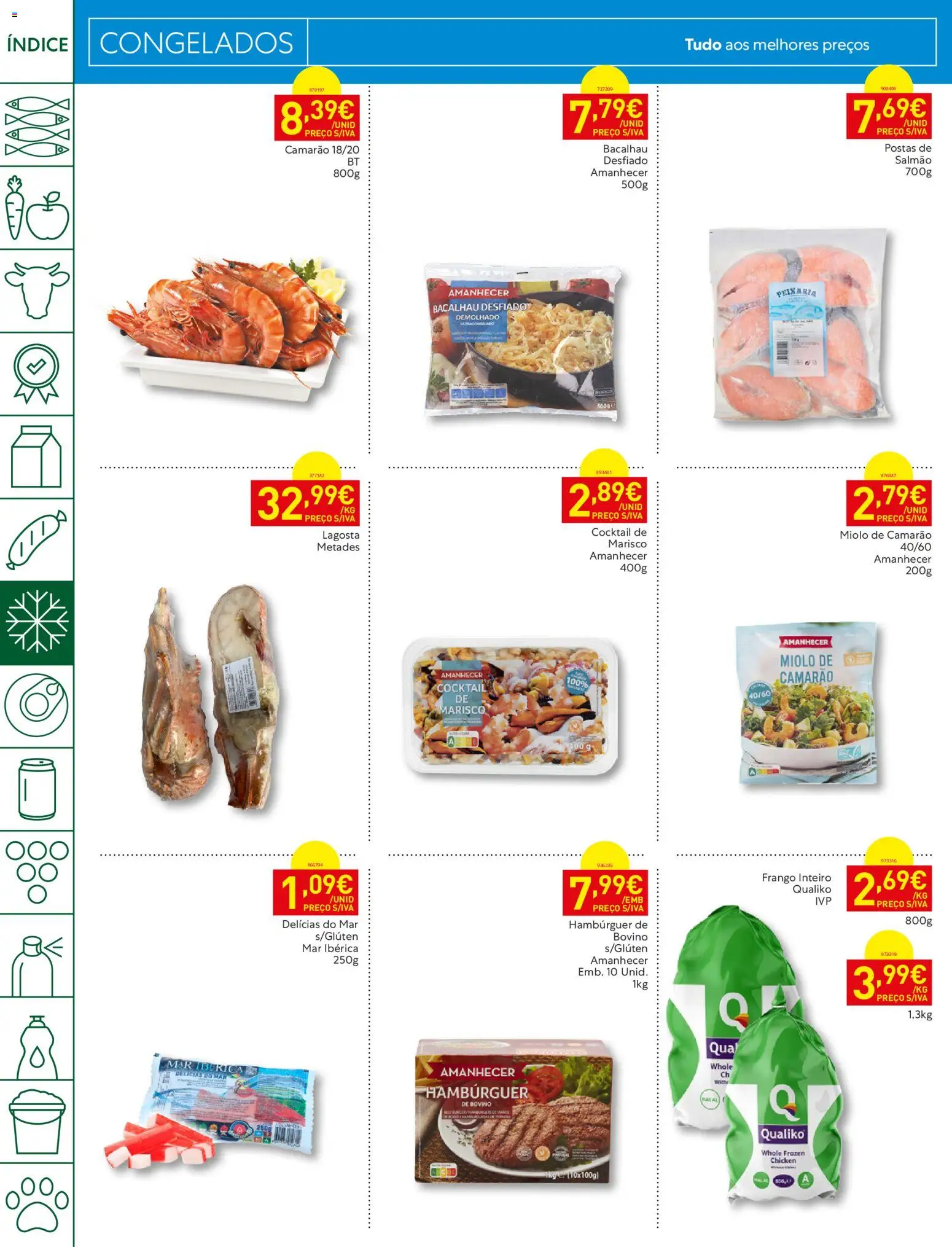 Recheio folheto Madeira │ válido de 21/07/2026 | Página: 14 | Produtos: Bacalhau, Frango, Lagosta, Camarão