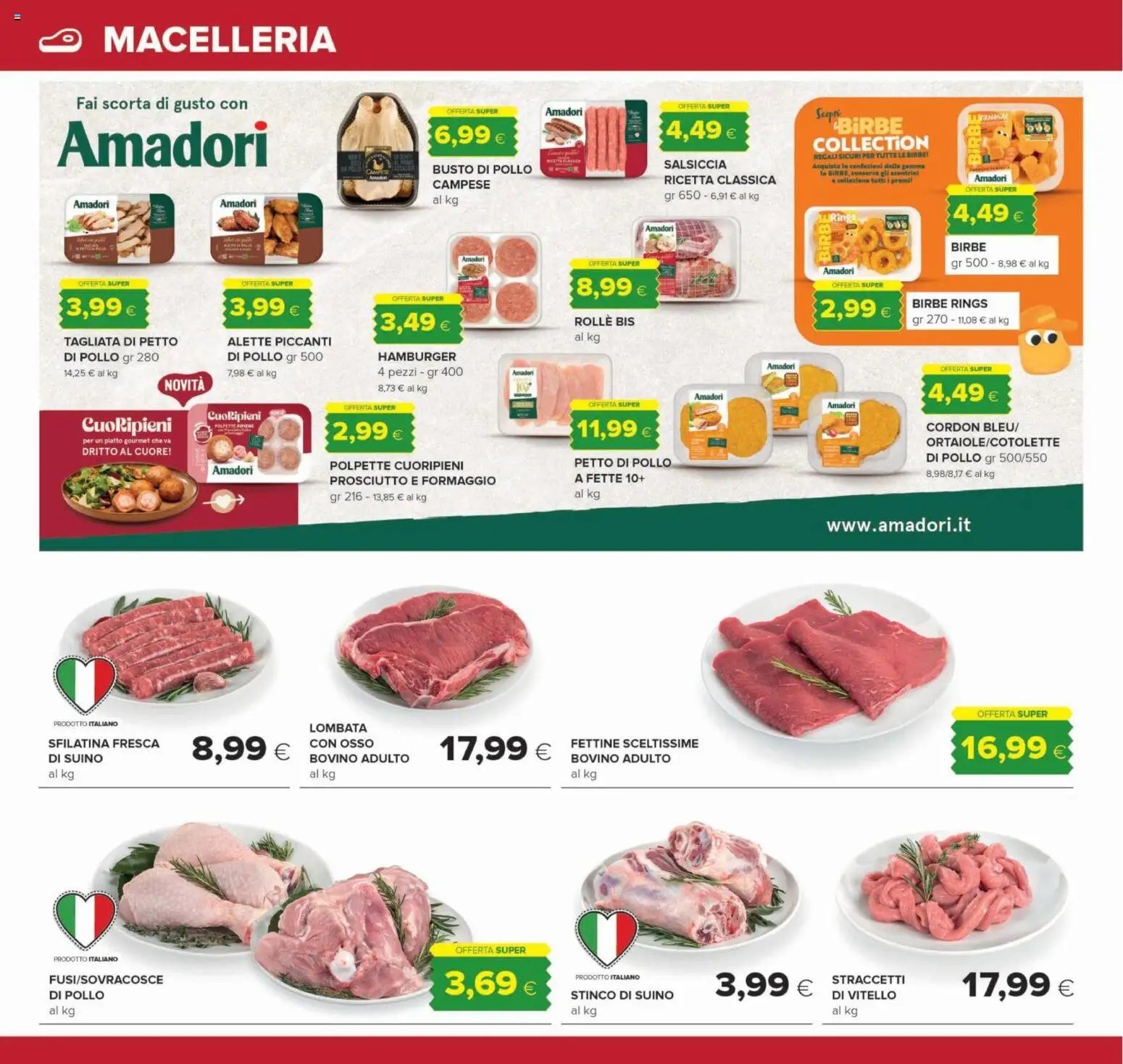 Volantino Oasi del 22/10/2026 | Pagina: 8 | Prodotti: Bovino, Petto di Pollo, Pollo, Polpette