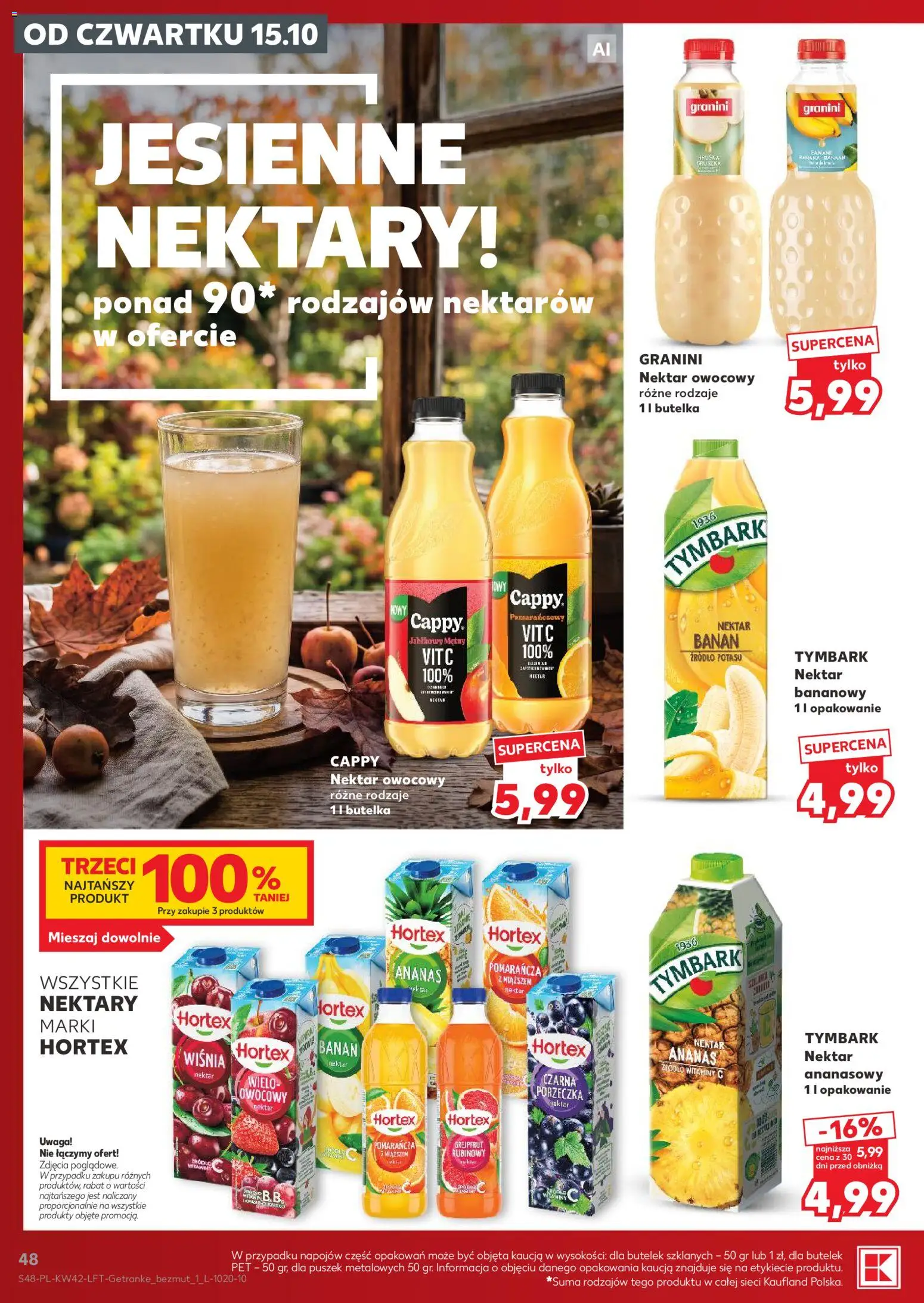 Kaufland Polsko leták - Jest fresz od 15.10.2026 | Strana: 48 | Produkty: Ananas, Banán, Granini