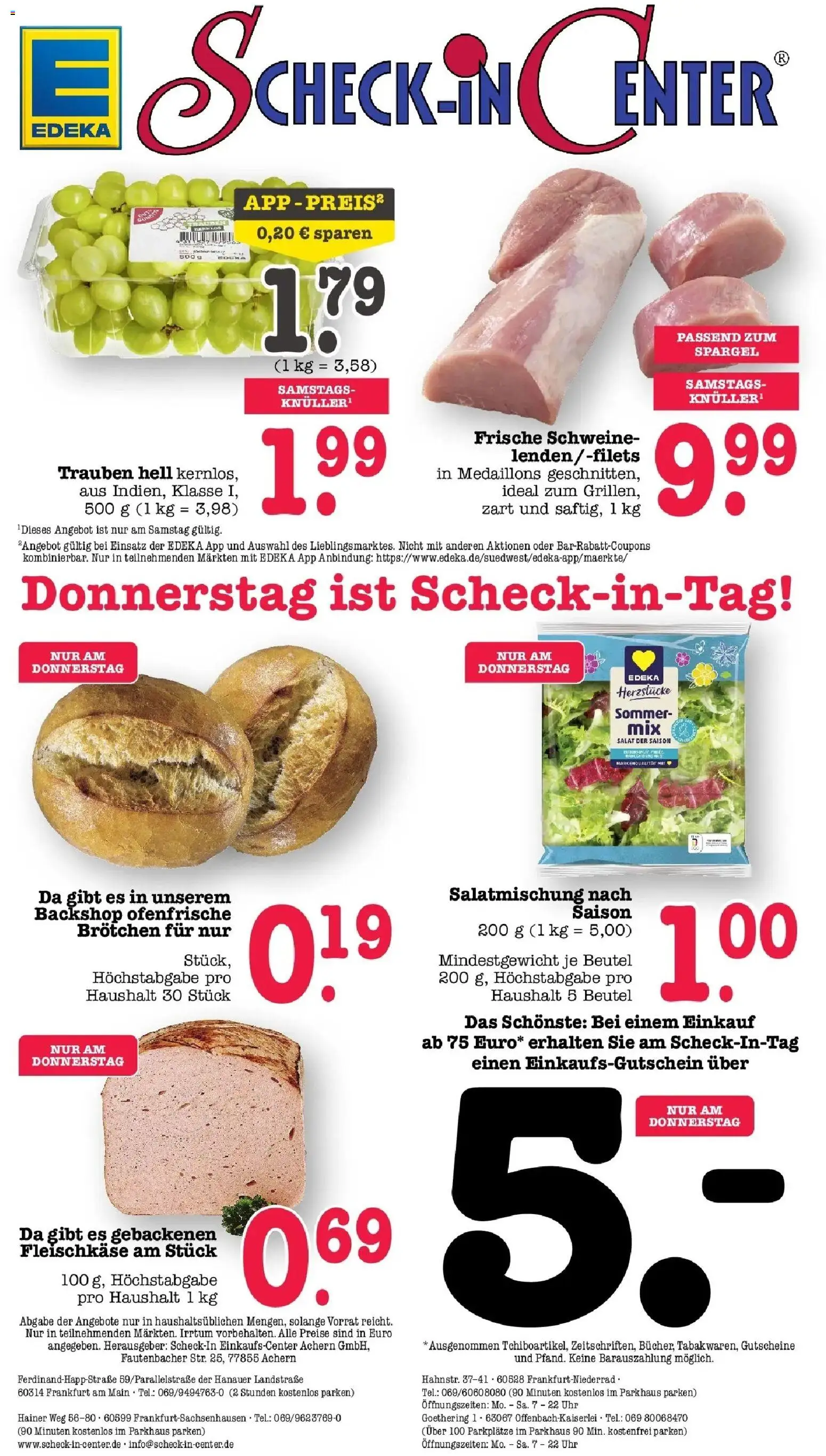 Edeka prospekt Offenbach	 – gültig ab 04.05.2026 | Seite: 74 | Produkte: Trauben, Spargel, Salat, Uhr