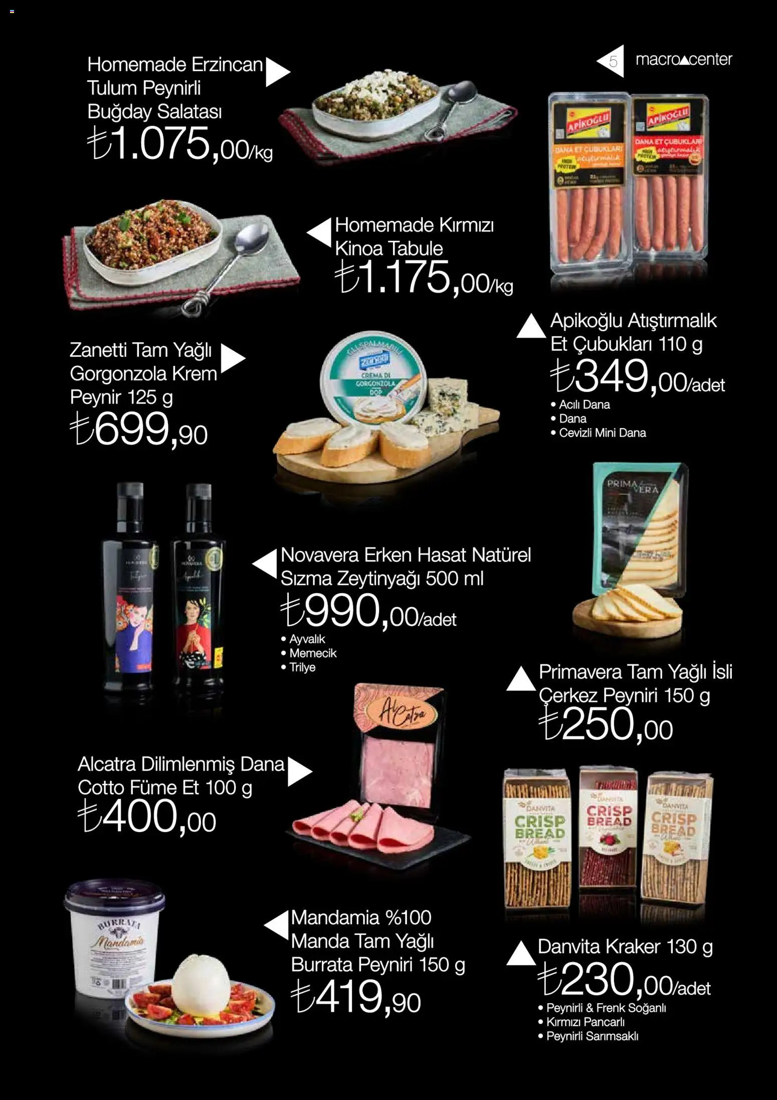 Migros Katalog - MacroStyle - 01 Ağustos 2026 tarihinden itibaren geçerlidir | Sayfa: 5 | Ürünler: Atıştırmalık, Krem, Peynir, Tulum