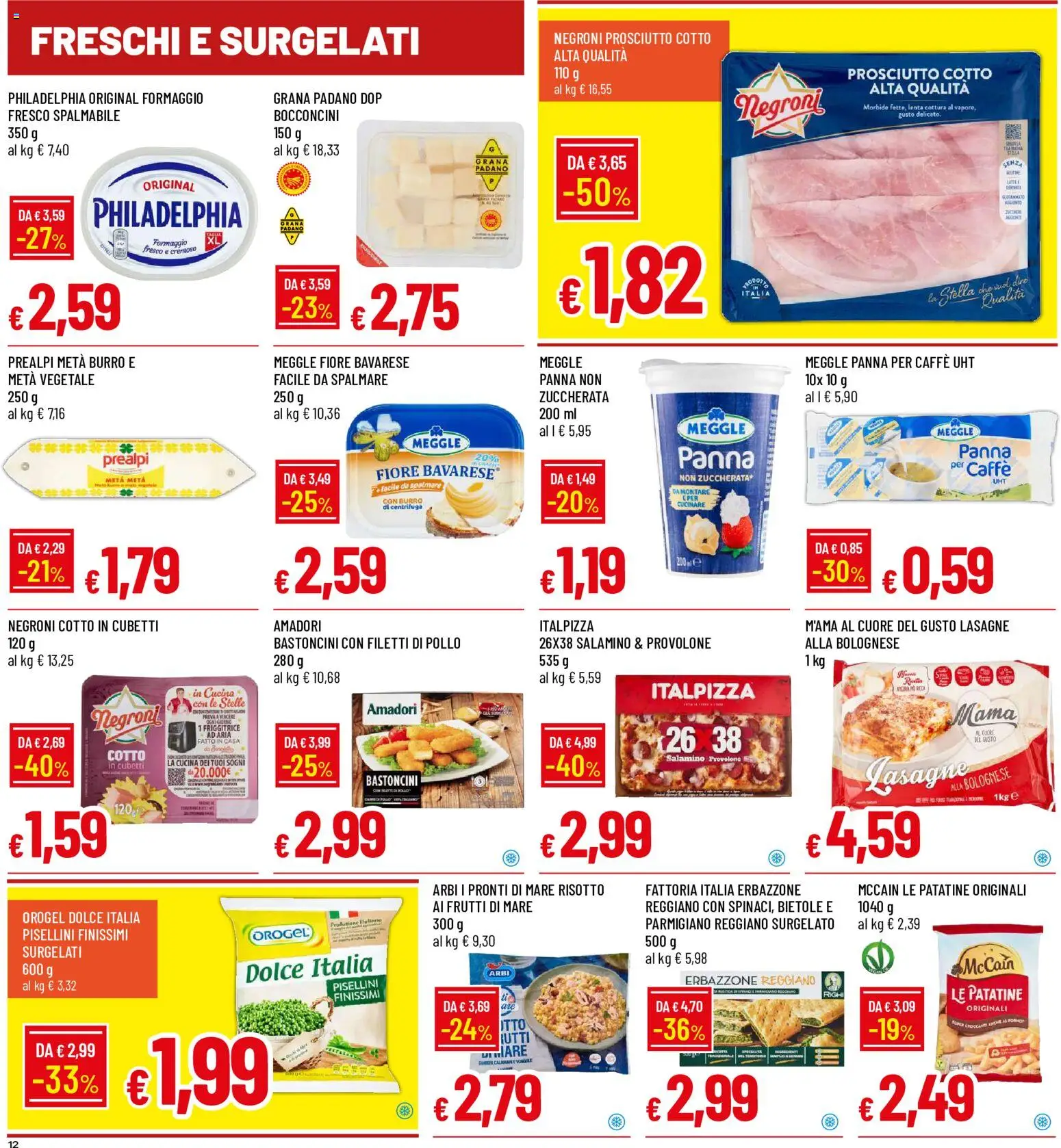 Volantino Galassia del 27/08/2026 | Pagina: 12 | Prodotti: Patatine, Panna, Burro, Parmigiano
