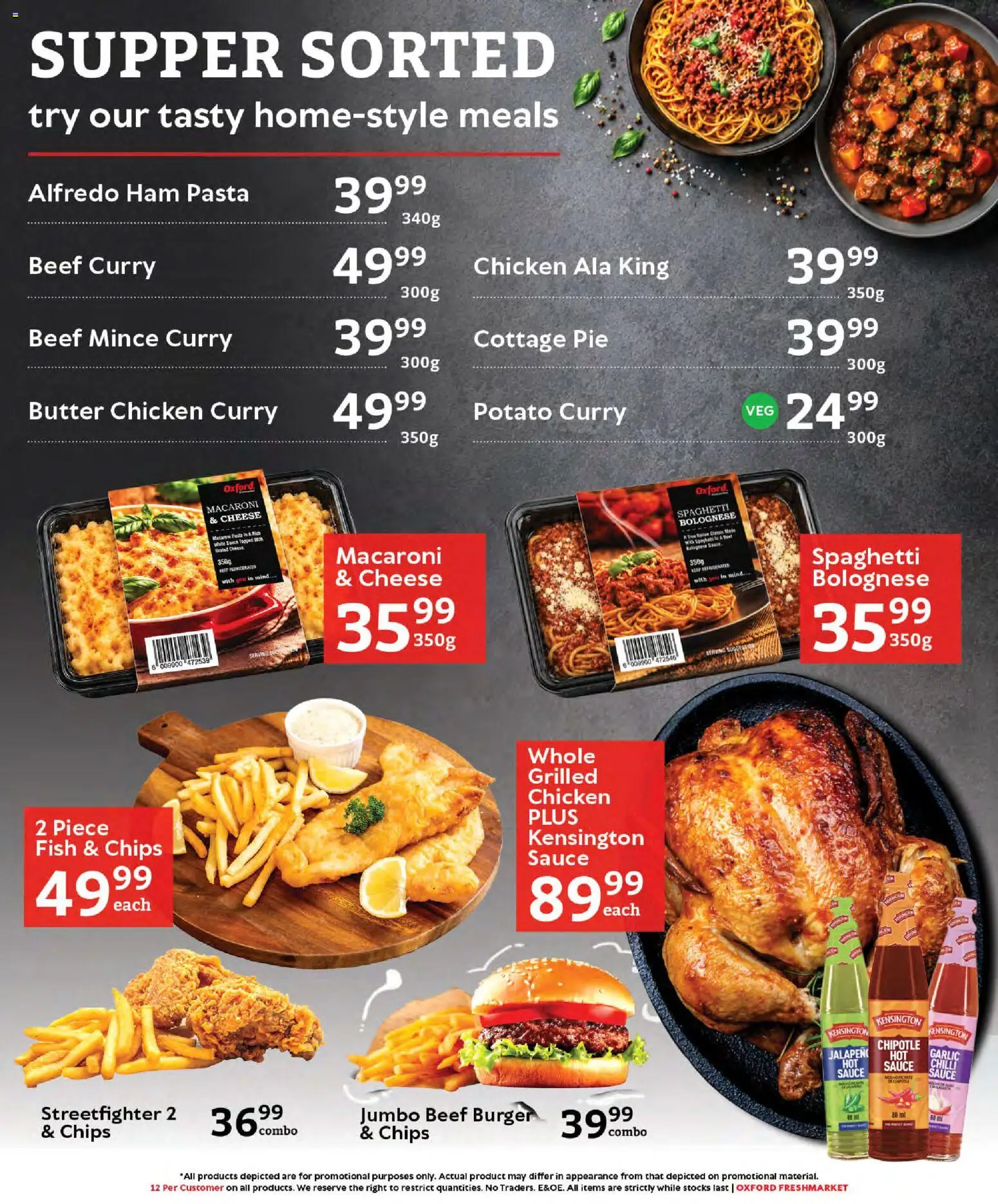 New Oxford Freshmarket catalogue – valid from 30/09/2026 | Page: 11 | Products: Chicken, Fish, Beef, Chips