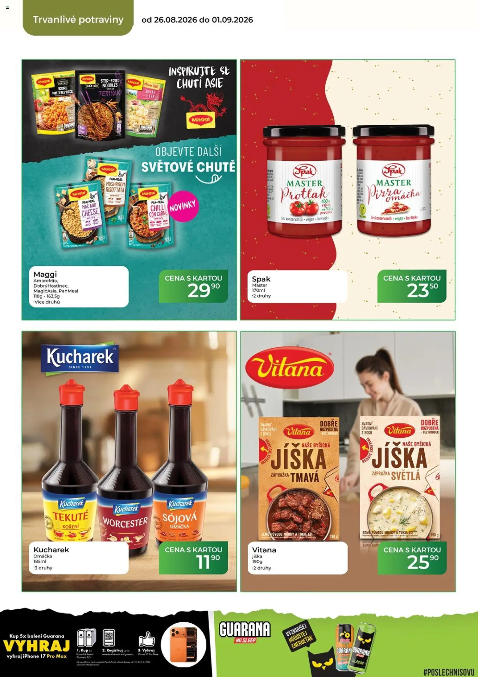 Tamda Foods leták od 26.08.2026 | Strana: 40 | Produkty: Jíška, Vegan, Šunka, Chilli