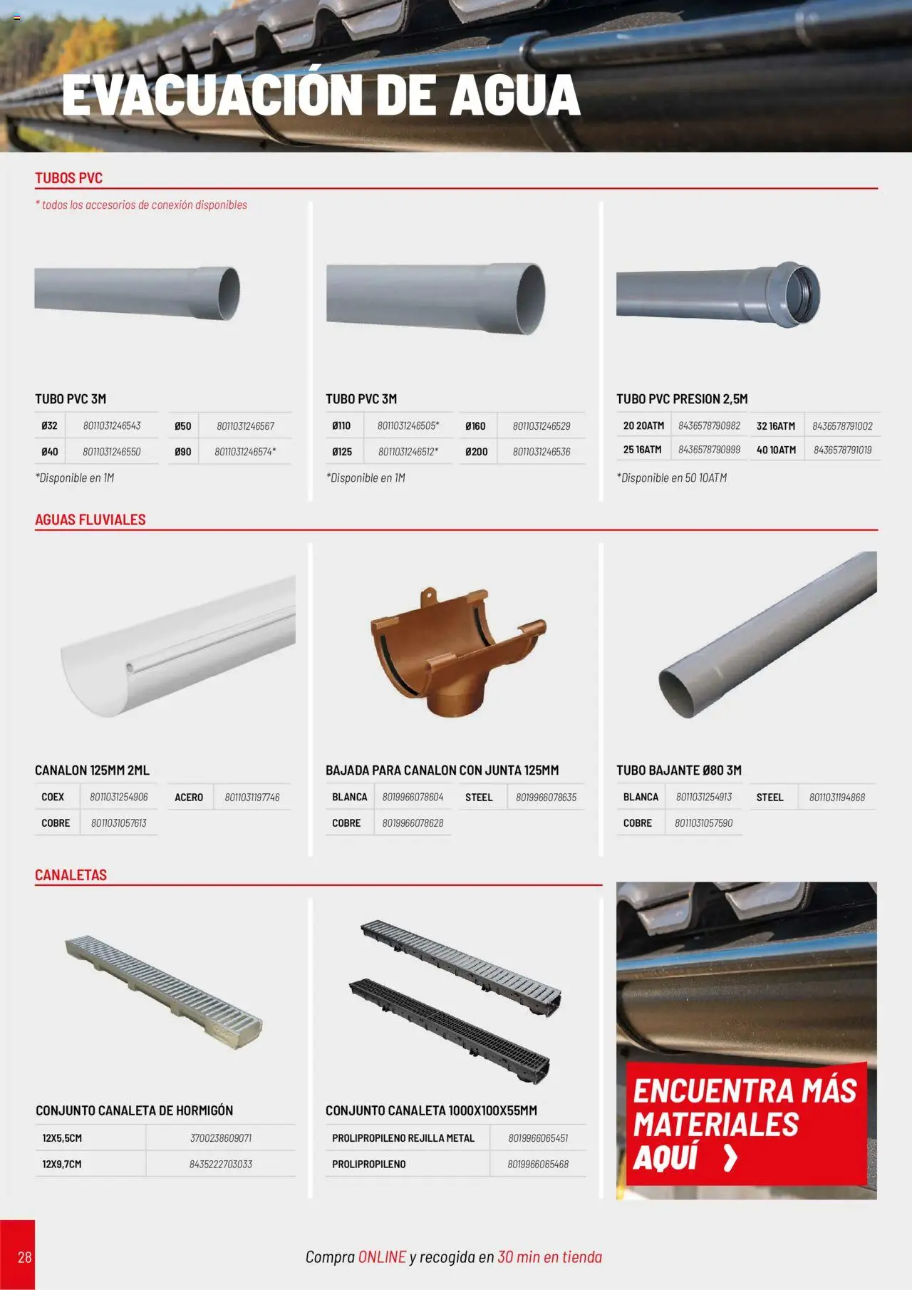 Brico Depôt Catálogo Construcción │ válido desde el 01/04/2025 | Página: 28 | Productos: Agua