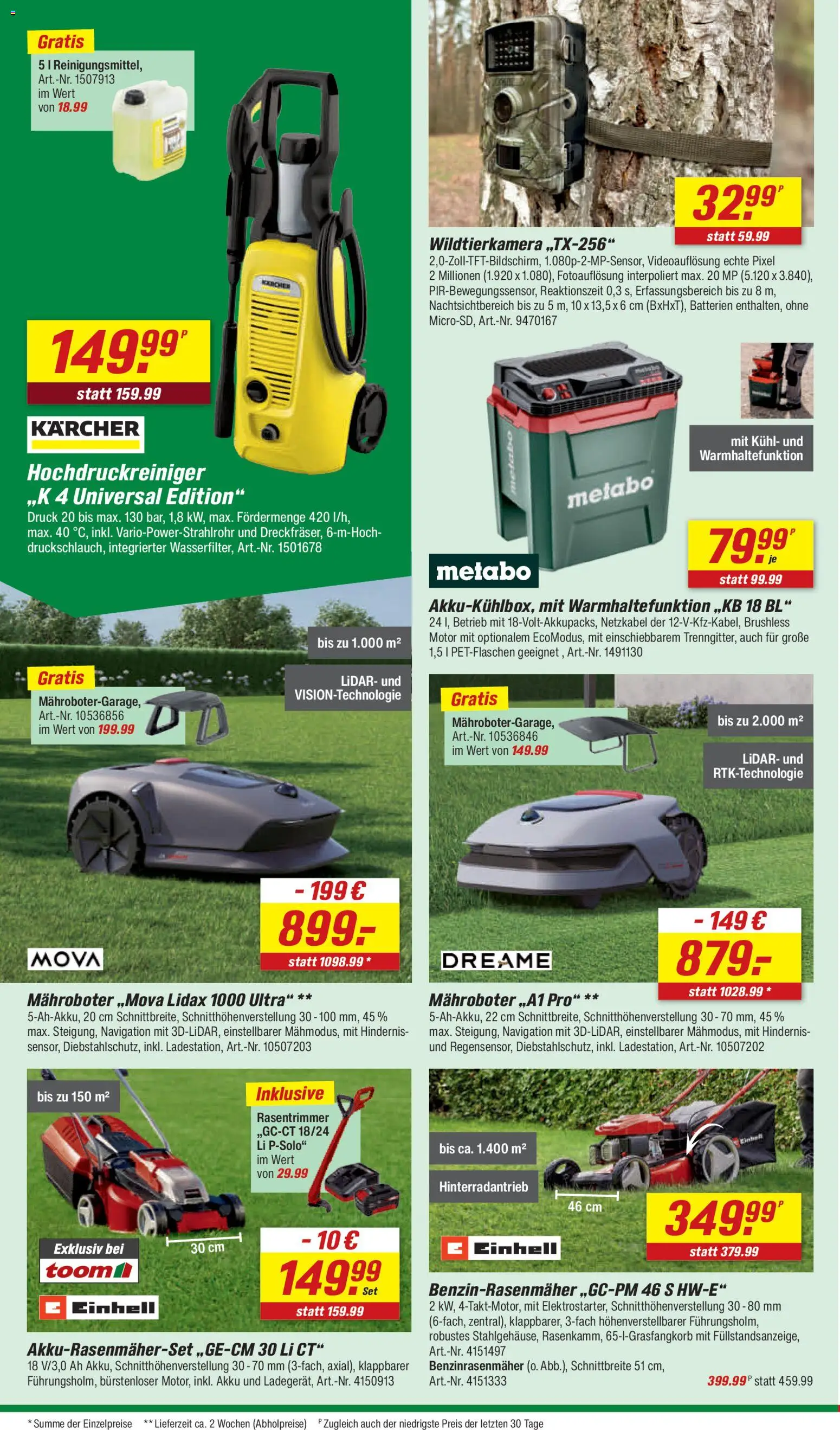 Toom Baumarkt Prospekt – gültig ab 13.06.2026 | Seite: 12 | Produkte: Navigation, Batterien, Hochdruckreiniger