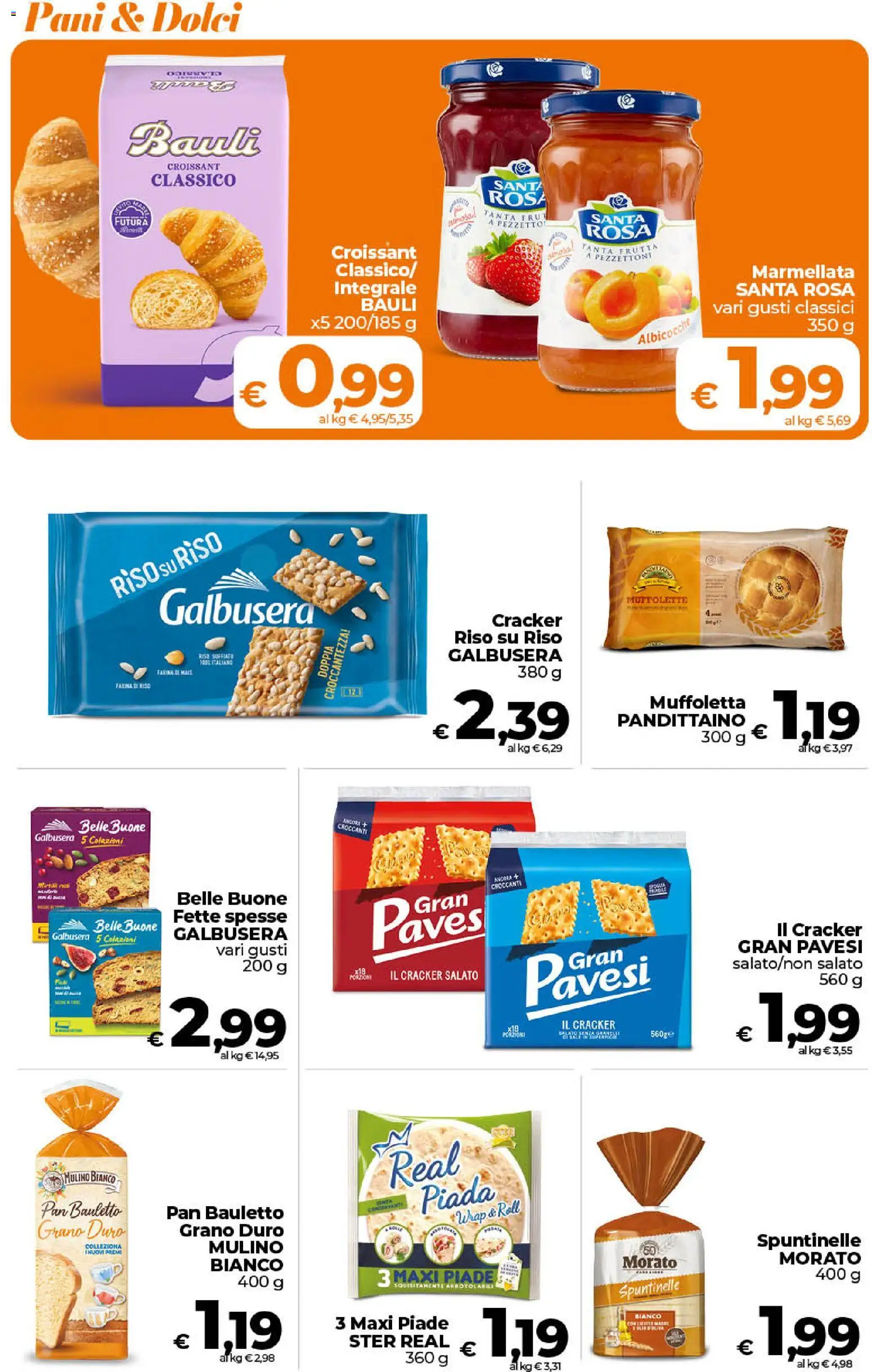 Volantino Ipercoop del 21/08/2026 | Pagina: 39 | Prodotti: Farina, Mais, Croissant, Marmellata
