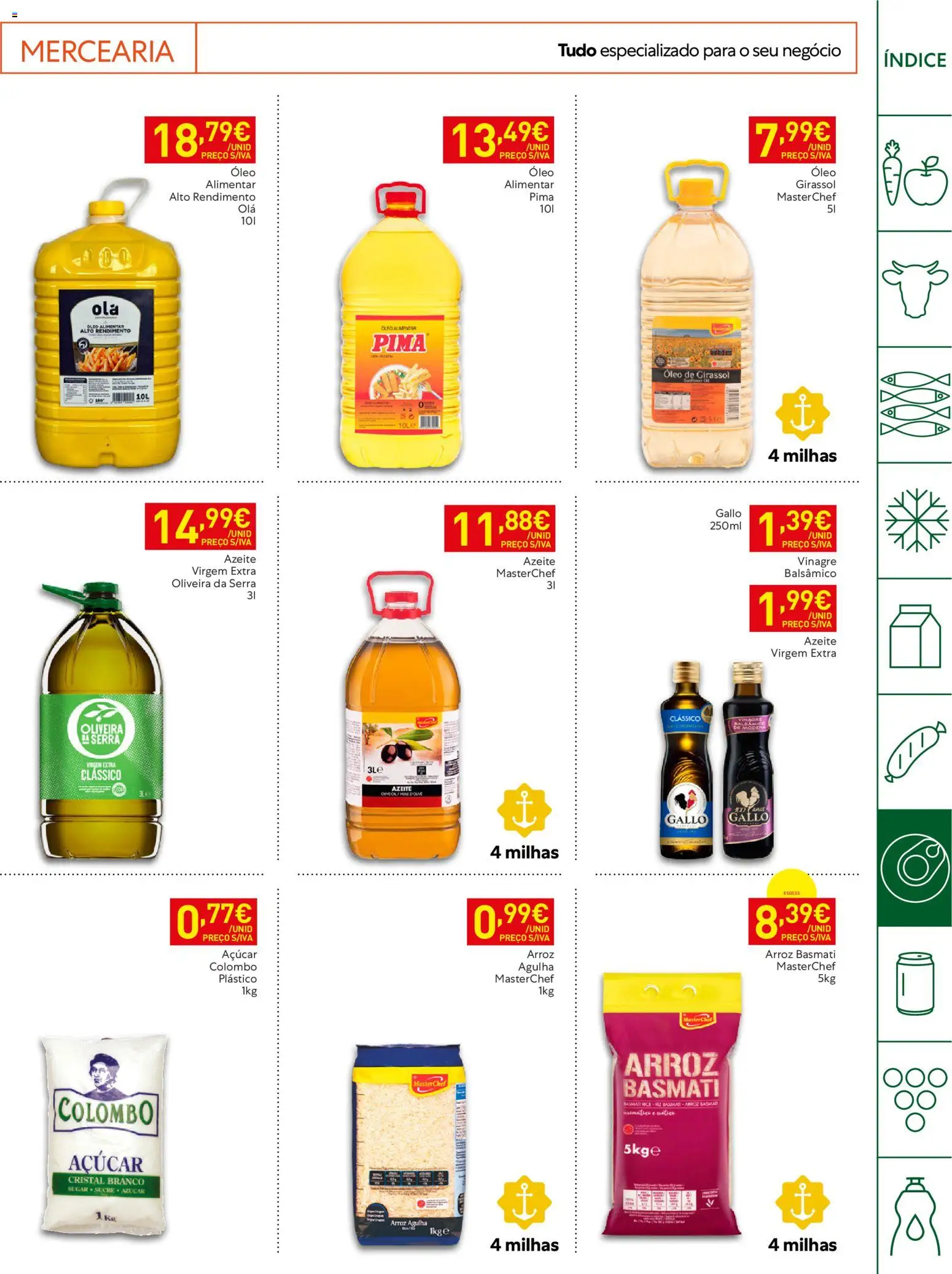 Recheio Horeca Madeira │ válido de 29/09/2026 | Página: 13 | Produtos: Óleo alimentar, Arroz basmati, Óleo de girassol, Arroz