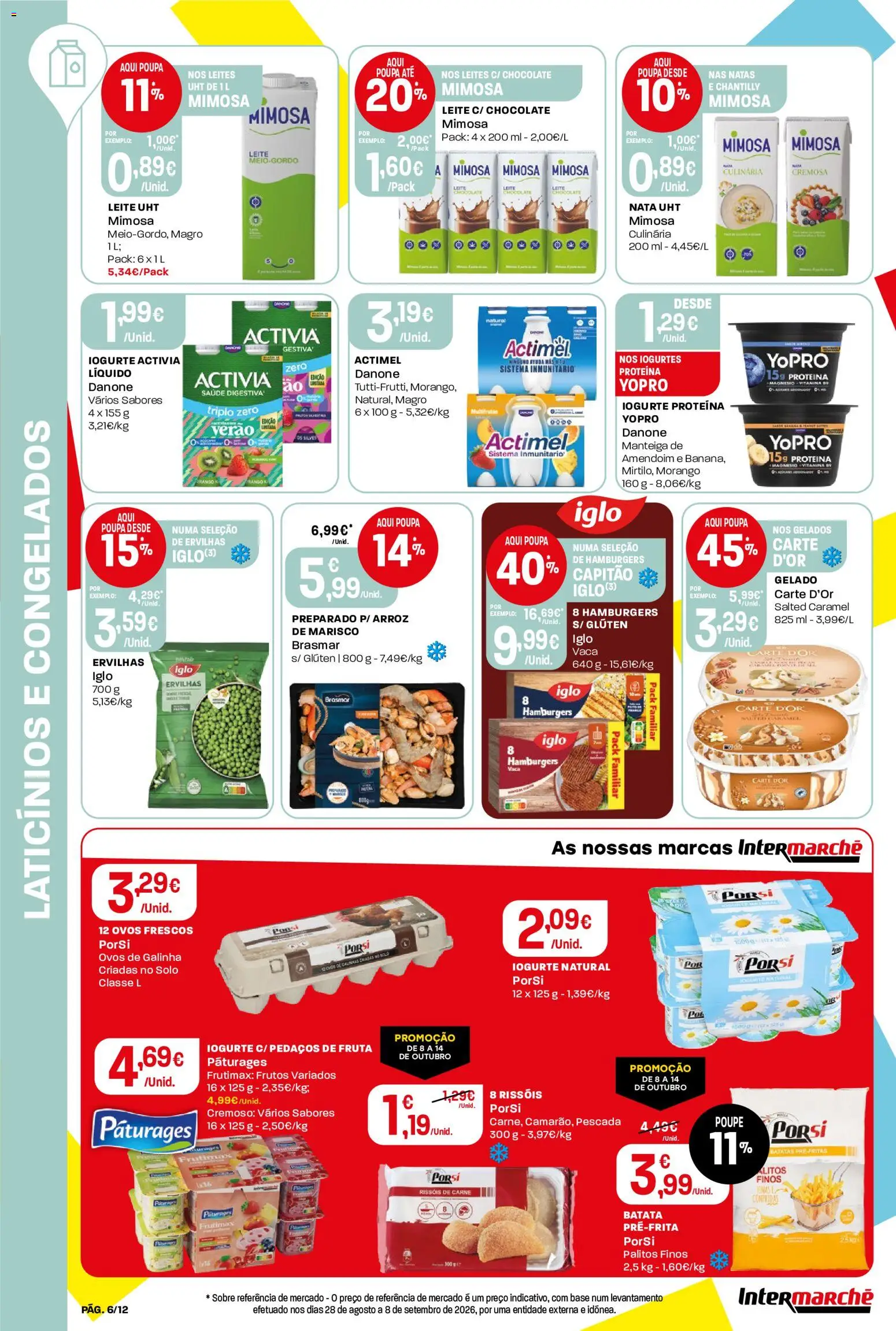 Intermarché folheto Mini │ válido de 08/10/2026 | Página: 6 | Produtos: Batata, Chantilly, Gelado, Arroz
