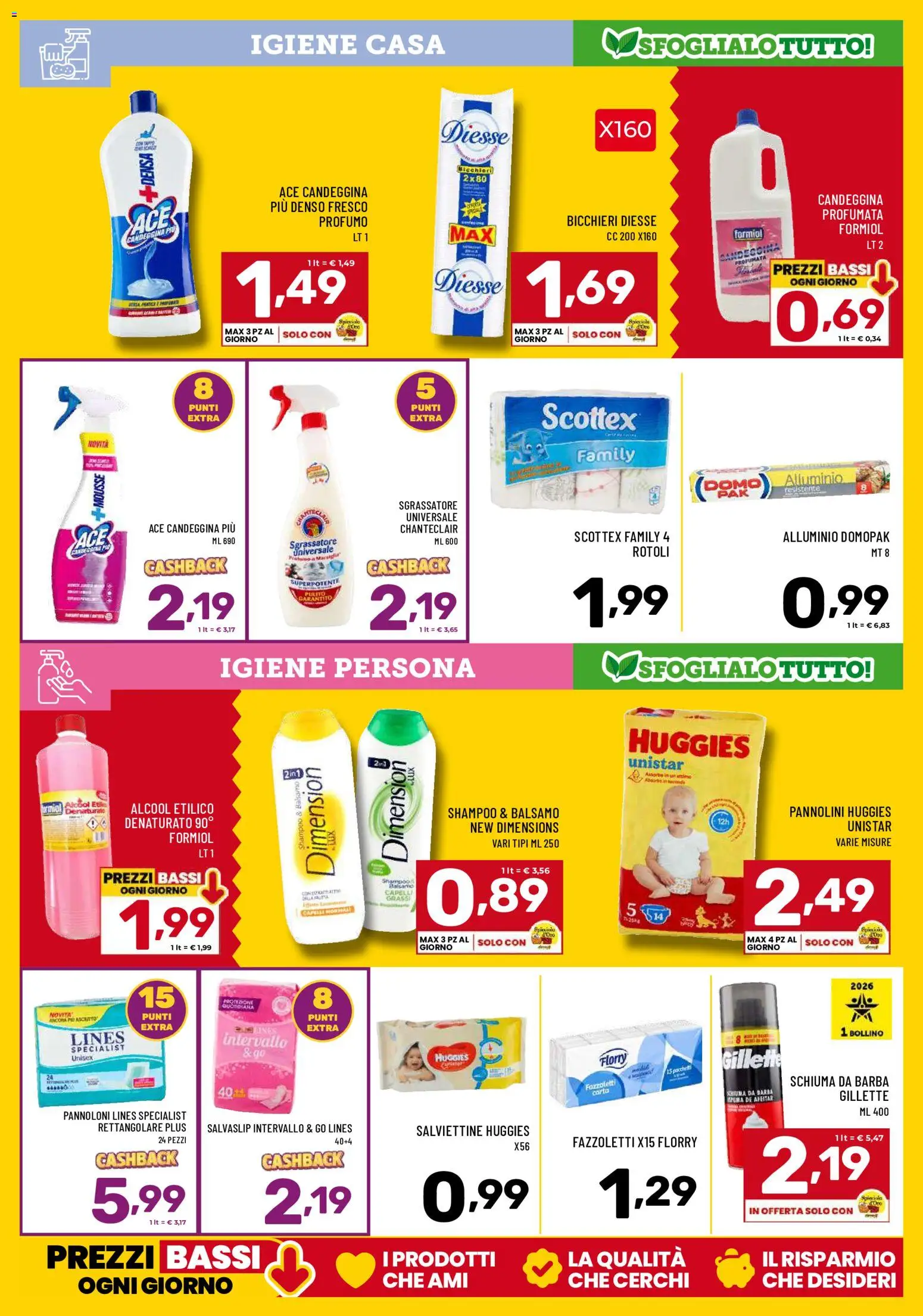 Volantino Il Centesimo del 13/10/2026 | Pagina: 13 | Prodotti: Balsamo, Fazzoletti, Sgrassatore, Alluminio