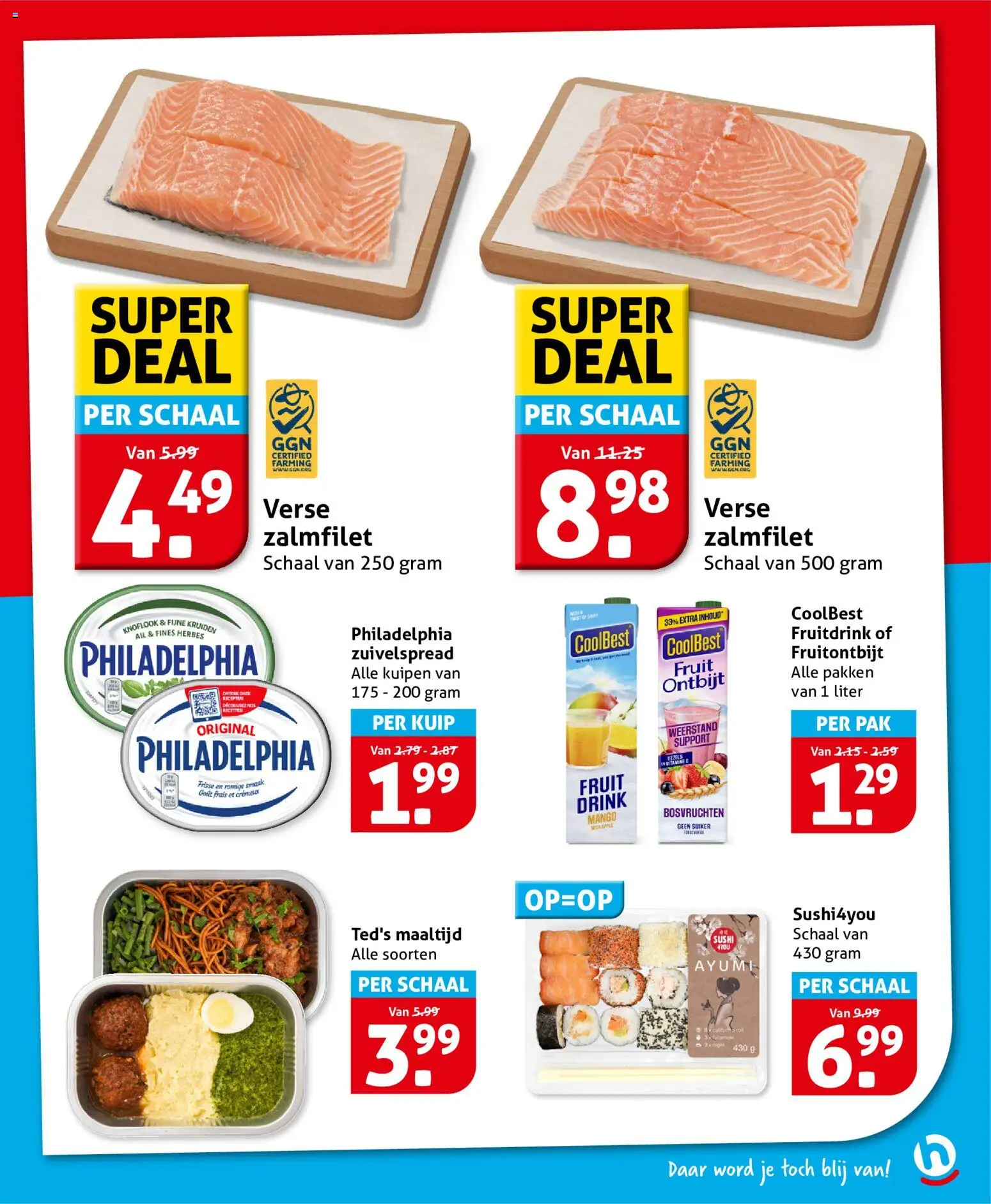 {H1} | Pagina: 17 | Producten: Suiker, Schaal, Bosvruchten, Zalmfilet