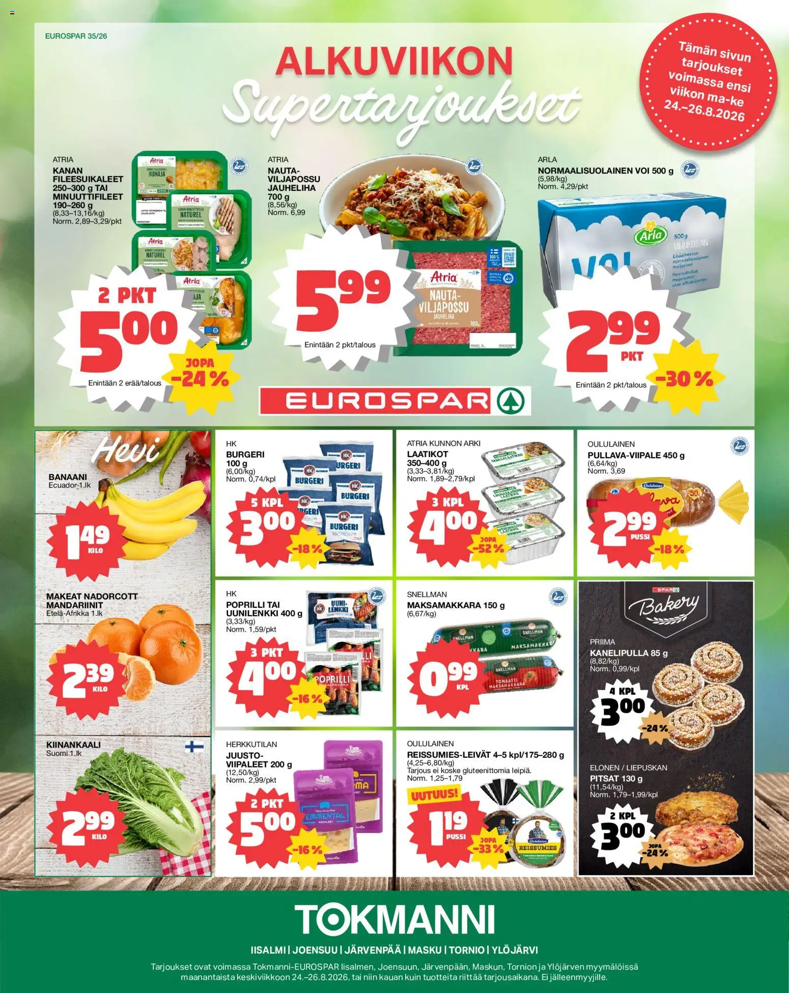 Tokmanni tarjoukset – voimassa 24/08/2026 alkaen | Sivu: 1