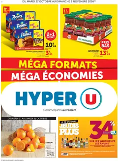 Hyper U - Prévisualisation de Hyper U - Les prix bas de la semaine valide à partir de 27/10/2026