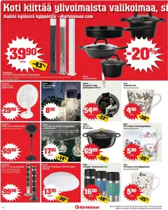 Kärkkäinen-mainoslehti voimassa 06.05.2026 alkaen | Sivu: 14 | Tuotteet: Muki, Paistinpannu, Pöytätuuletin, Lattiatuuletin