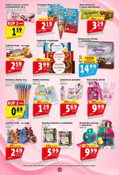 Pogląd oferty "Prim Market gazetka" - ważna od 27.08.2026 | Strona: 11 | Produkty: Cukierki trufle, Bombonierka, Burger, Rodzynki
