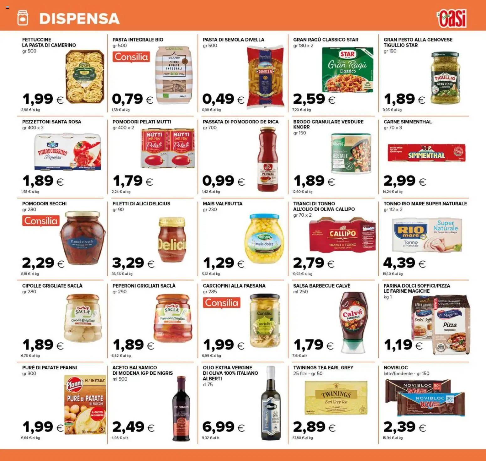 Volantino Oasi del 25/09/2026 | Pagina: 15 | Prodotti: Salsa, Olio, Pesto, Carne