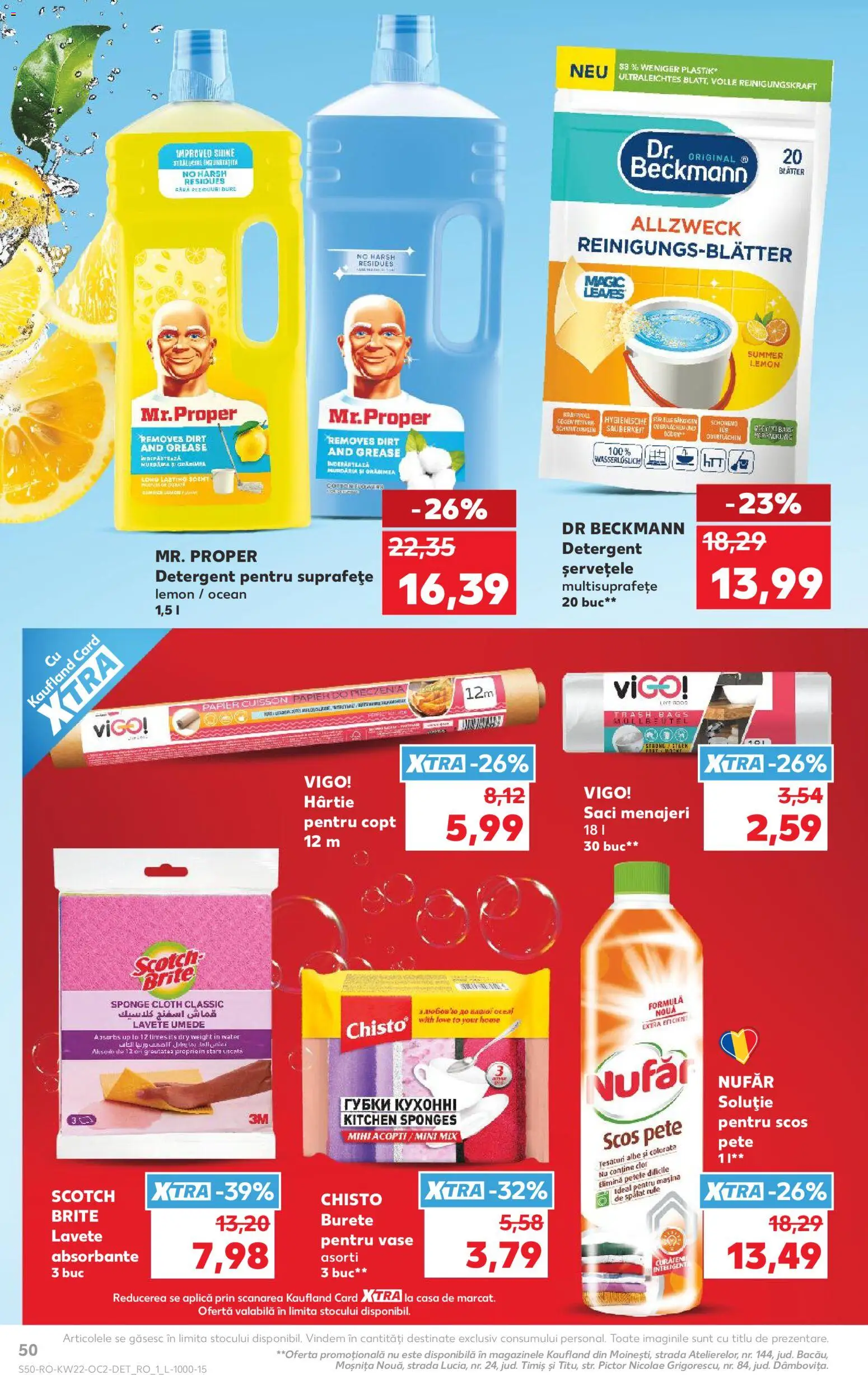 Kaufland RO akciós ujság - amely érvényes a következő dátumtól: 27.05.2026 | Oldal: 50