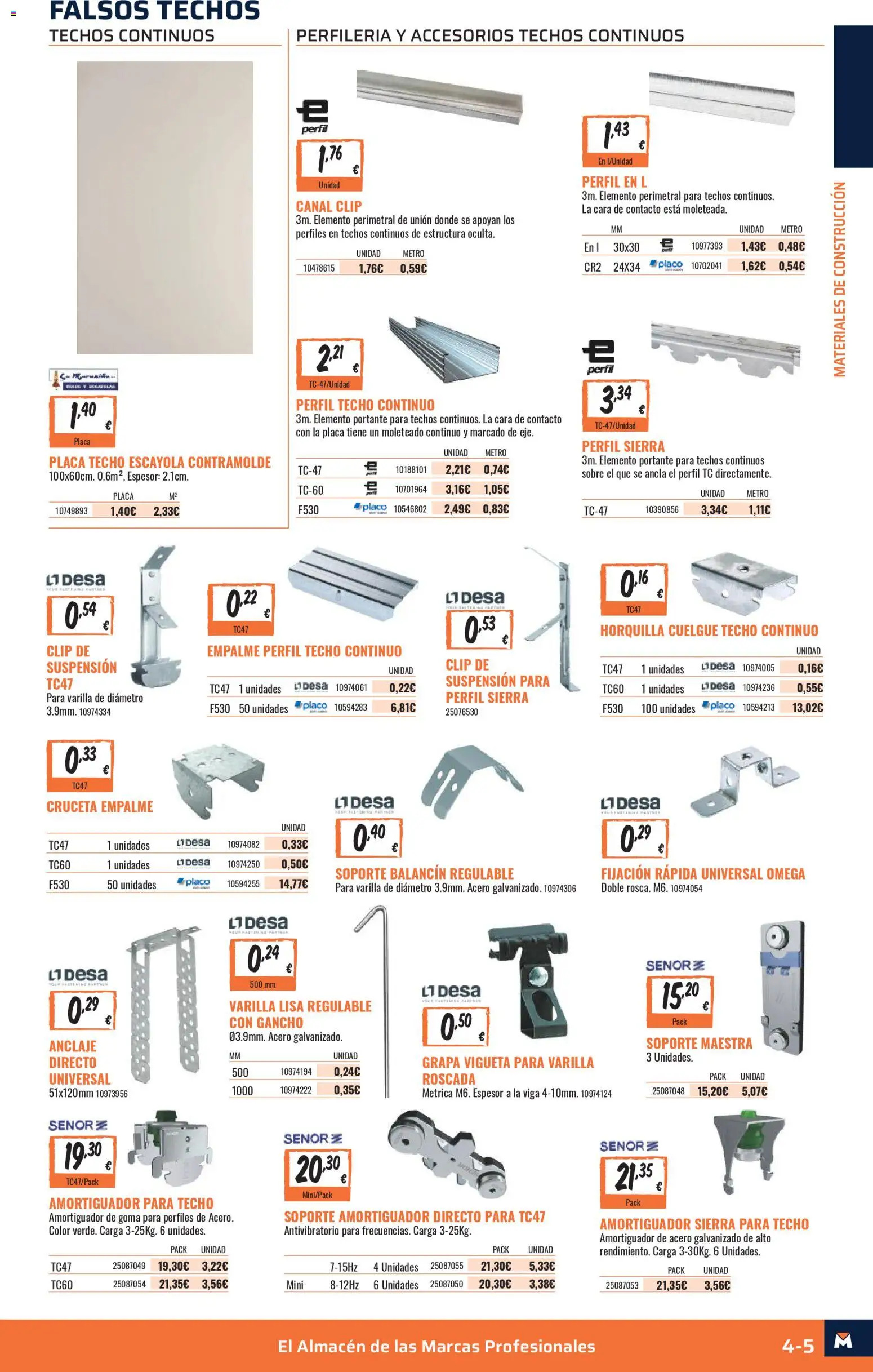 Obramat - Reformas Otono Imprenta Almacenes 04 Leganés 2026 │ válido desde el 09/10/2026 | Página: 5 | Productos: Horquilla, Omega