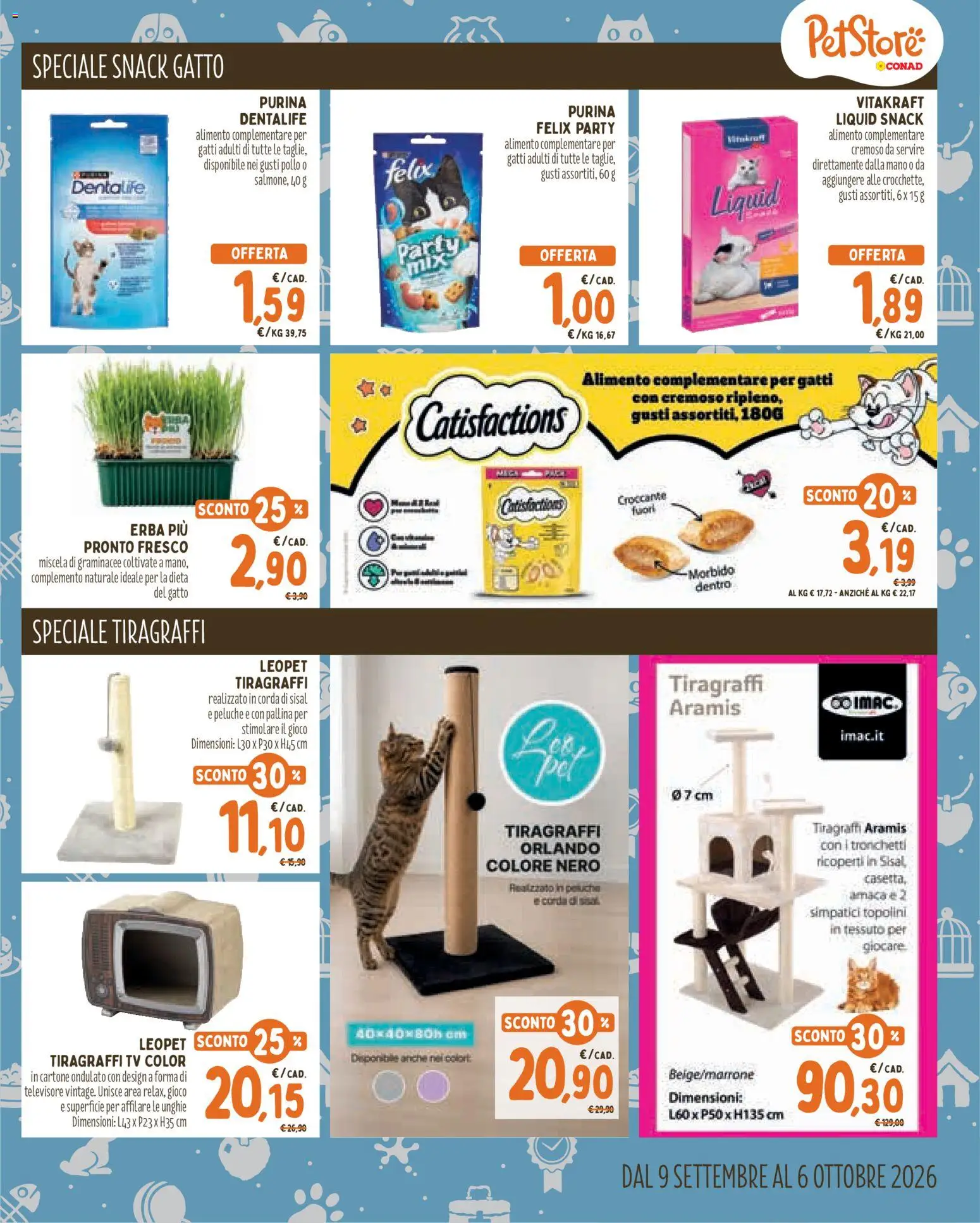 Volantino Conad del 09/09/2026 | Pagina: 7 | Prodotti: Pollo, Tiragraffi, TV, Gioco
