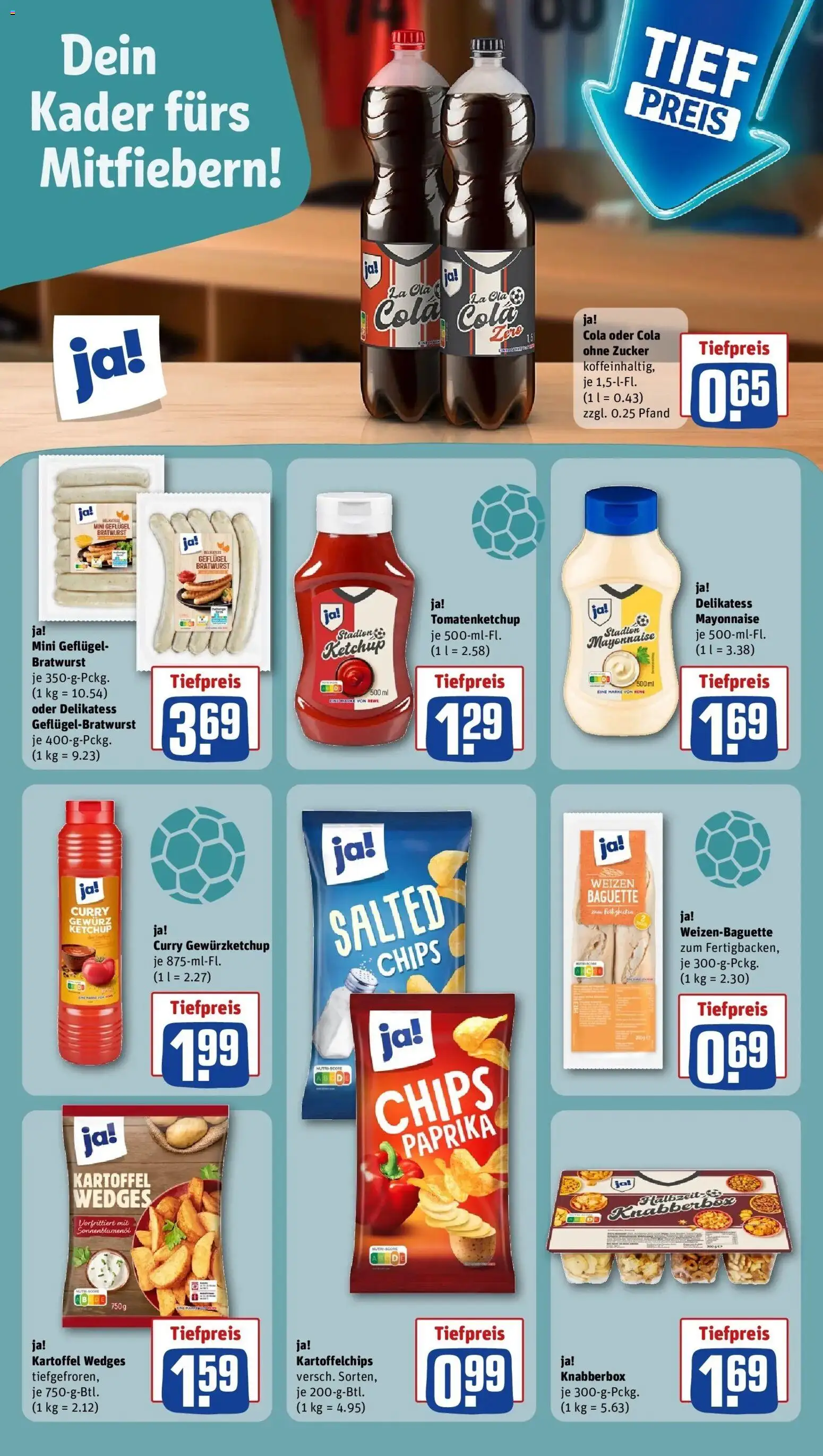 Rewe Prospekt Aulendorf – gültig ab 21.06.2026 | Seite: 15 | Produkte: Cola, Sonnenblumenol, Box, Zucker