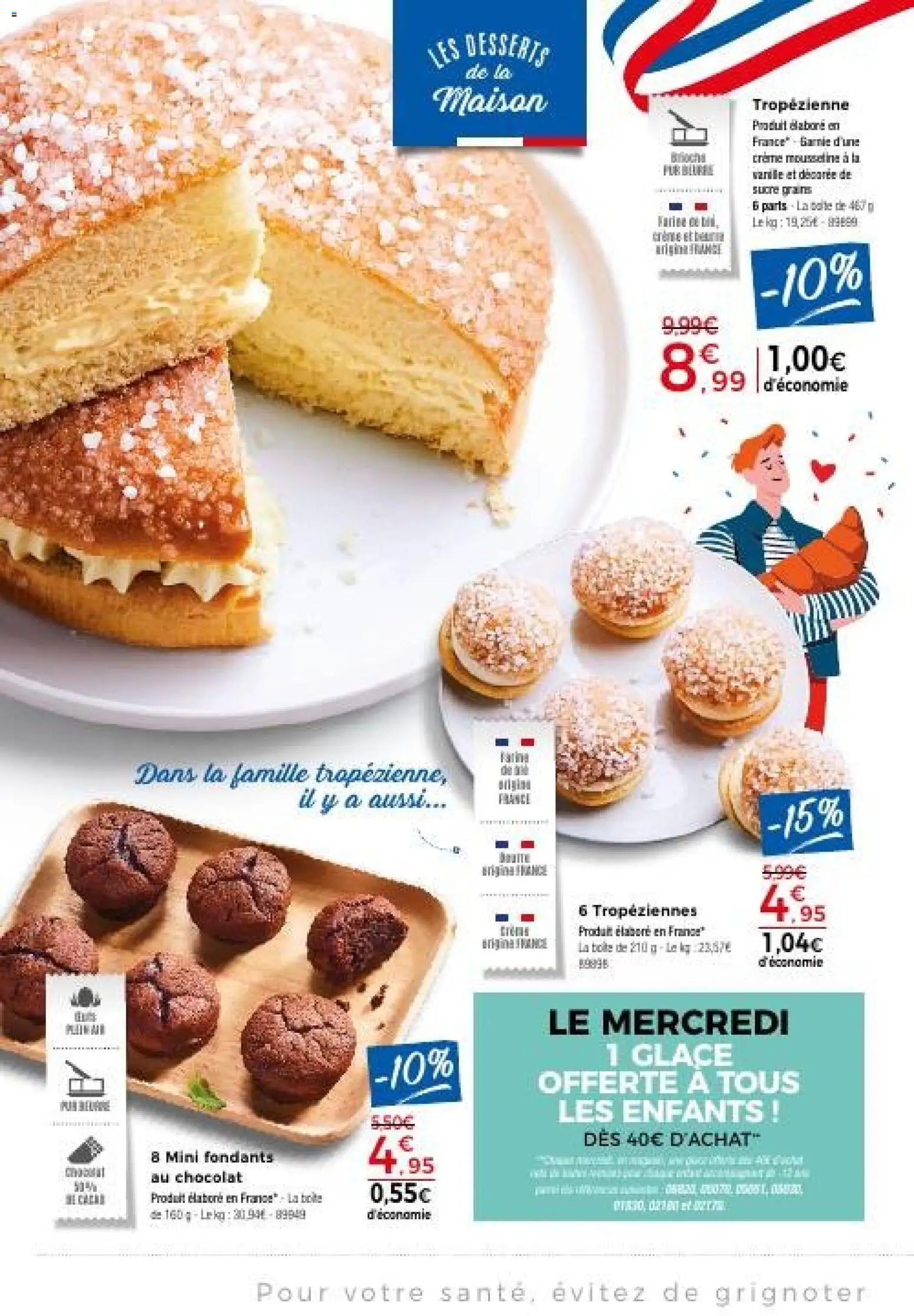 {H1} | Page: 14 | Produits: Sucre, Chocolat, Crème