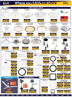 Laduma Hardware specials catalogue – valid from 16/09/2026 | Page: 13 | Products: Pedestal, Fan, Lamp, Remote