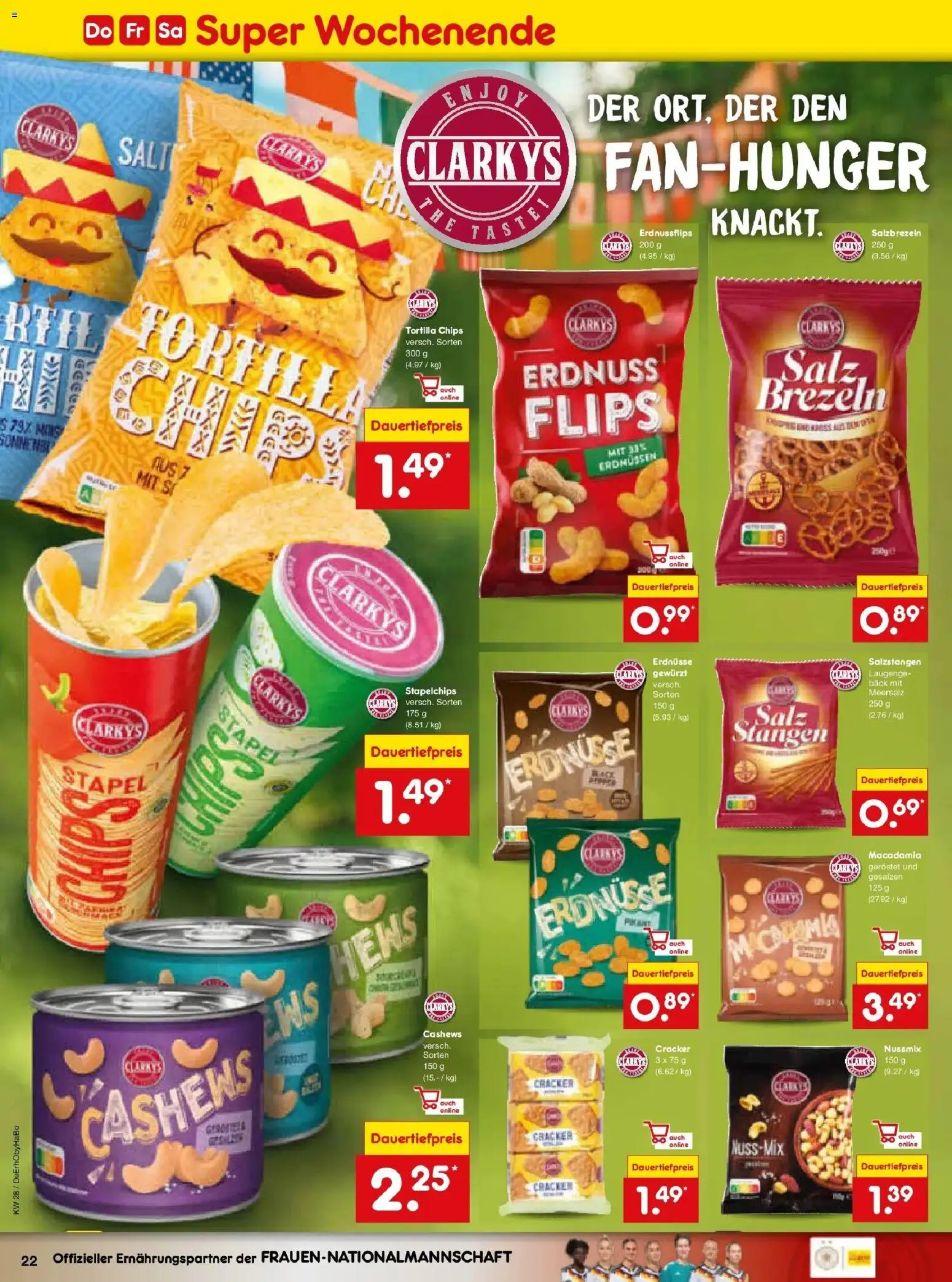 Netto Marken-Discount - Netto: Wochenangebote – gültig ab 05.07.2026 | Seite: 38 | Produkte: Erdnüsse, Salz, Chips