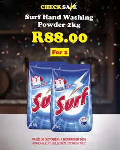 Check Save specials catalogue – valid from 09/10/2026 | Page: 7 | Products: Powder, Washing powder