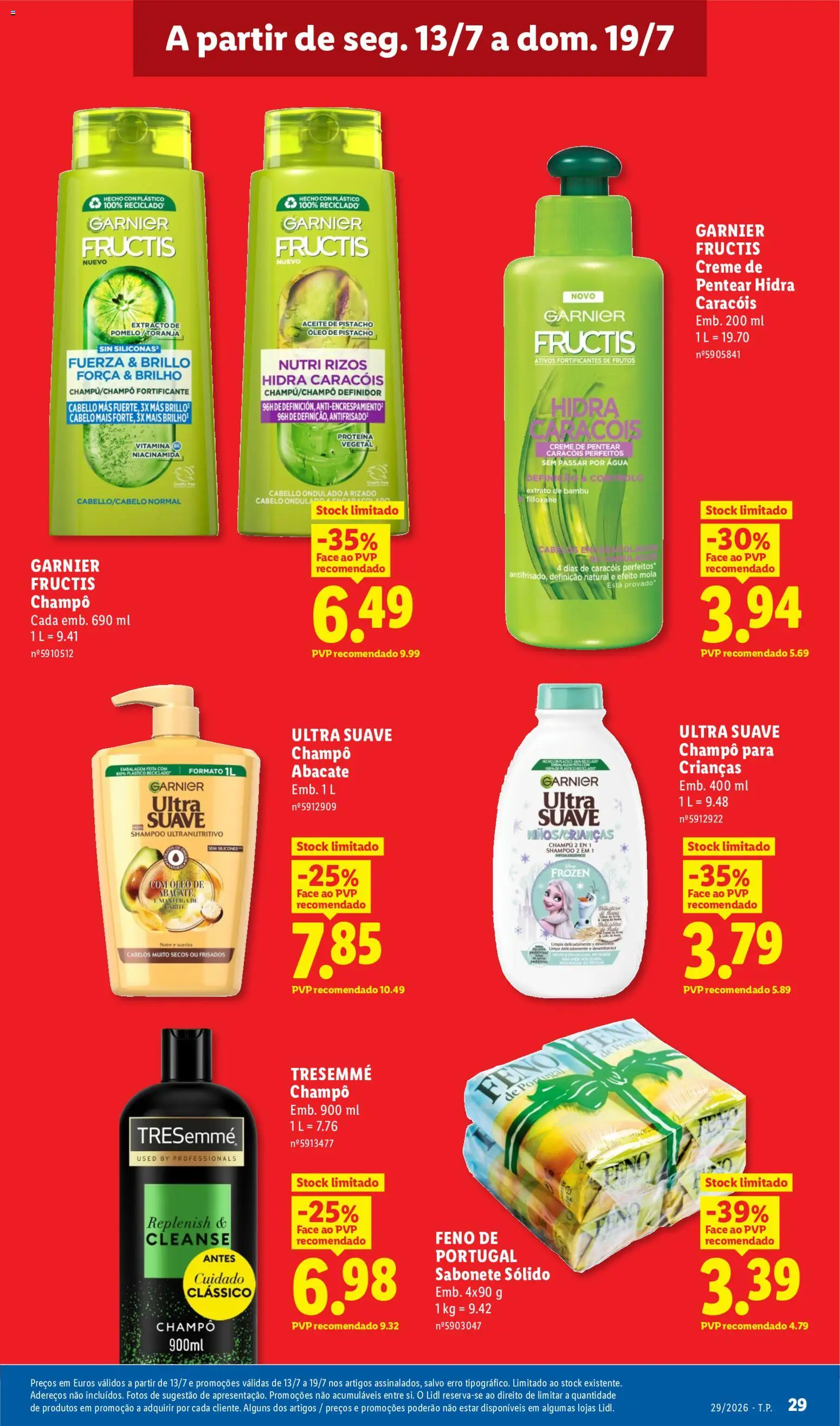 Lidl folheto │ válido de 13/07/2026 | Página: 27 | Produtos: Champô, Shampoo, Sabonete, Proteina