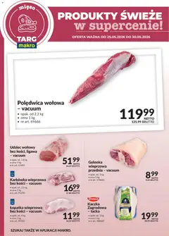 Pogląd oferty "Makro gazetka - Produkty świeże w supercenie" - ważna od 25.05.2026