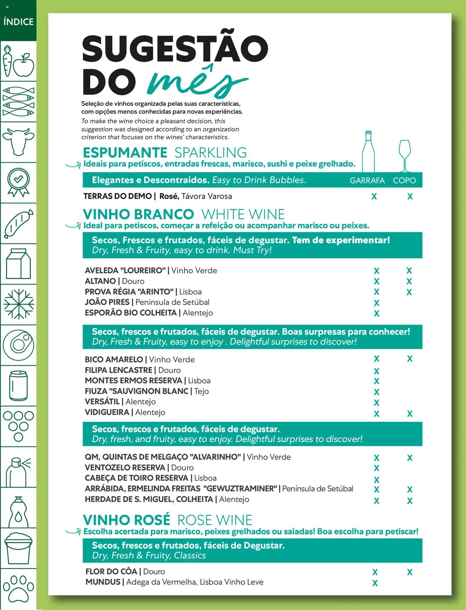 Recheio folheto Madeira │ válido de 16.06.2026 | Página: 40 | Produtos: Espumante, Saladas, Vinho, Peixe