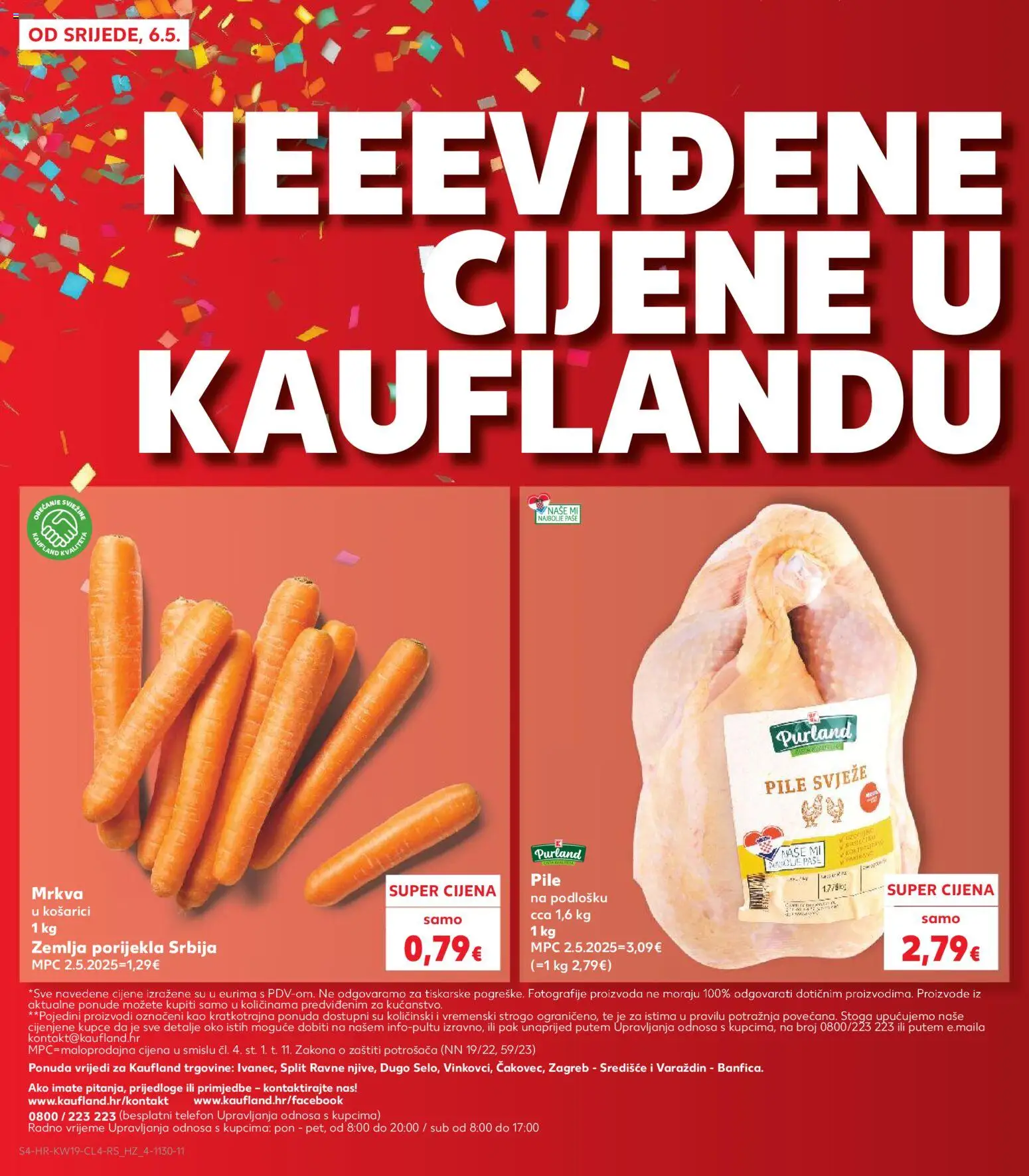 Kaufland katalog | vrijedi od 06.05.2026 | Stranica: 4 | Proizvodi: Mrkva, Telefon