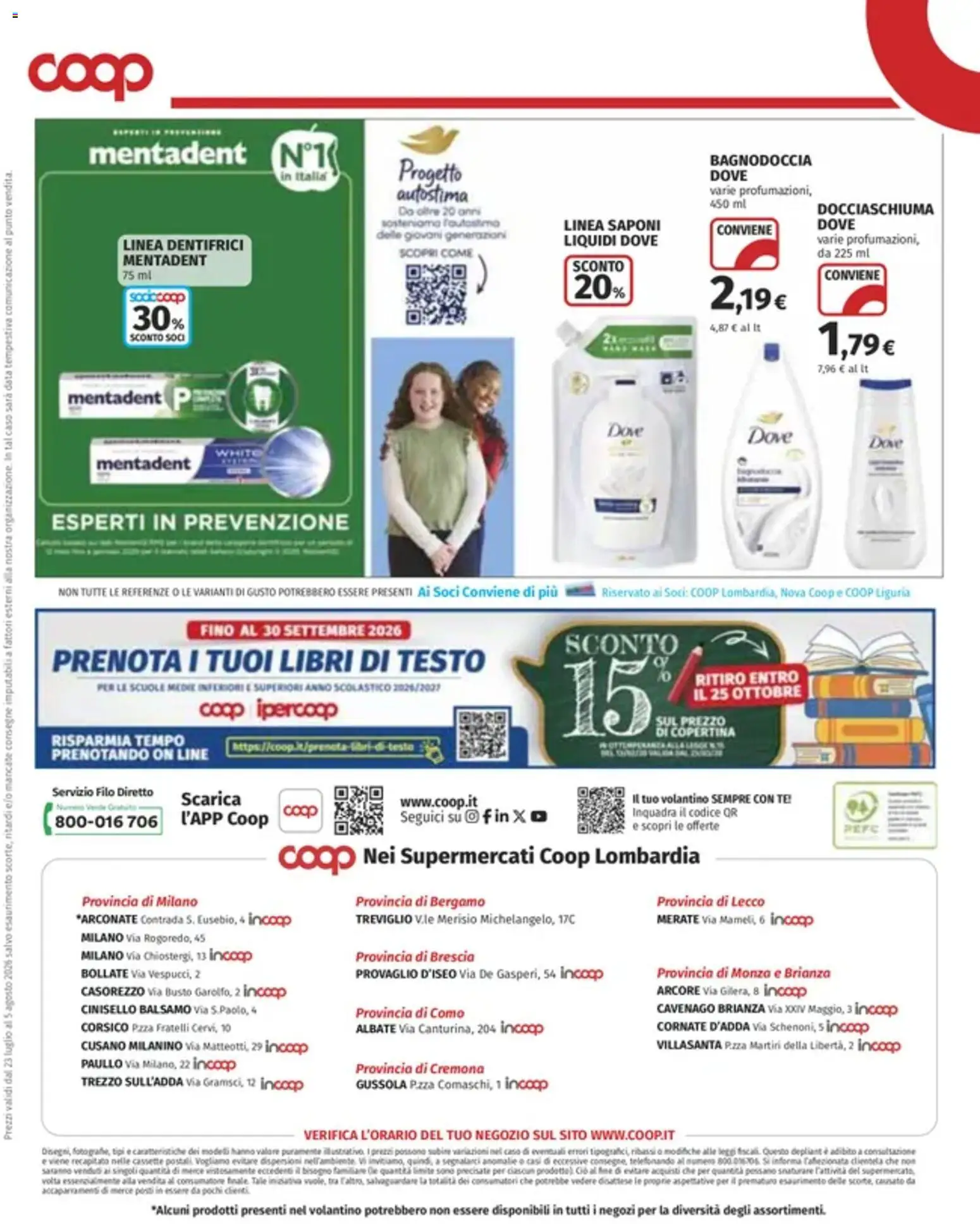 Volantino COOP del 23/07/2026 | Pagina: 13 | Prodotti: Balsamo, Tè, Data
