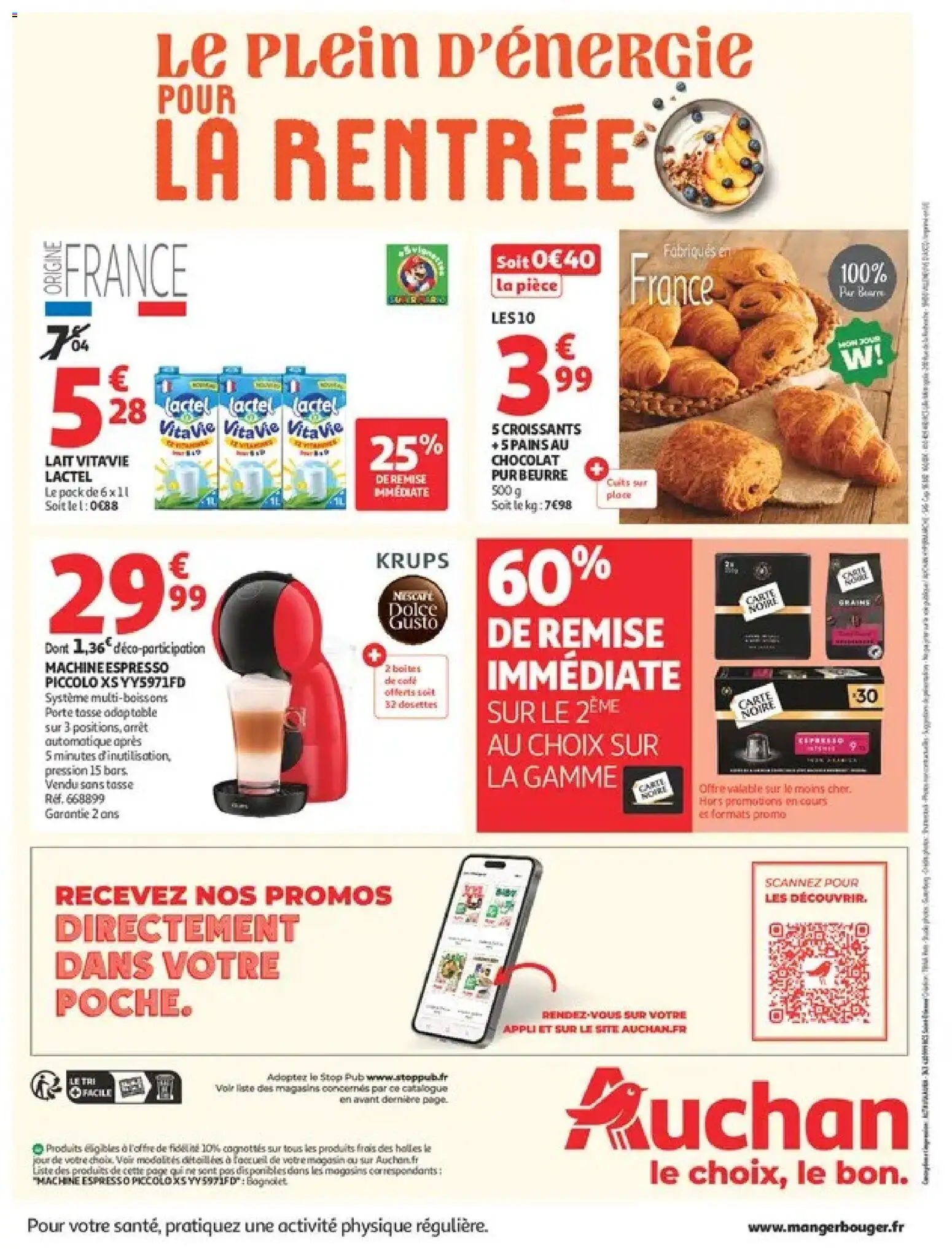 {H1} | Page: 72 | Produits: Pains au lait, Krups, Lait, Chocolat