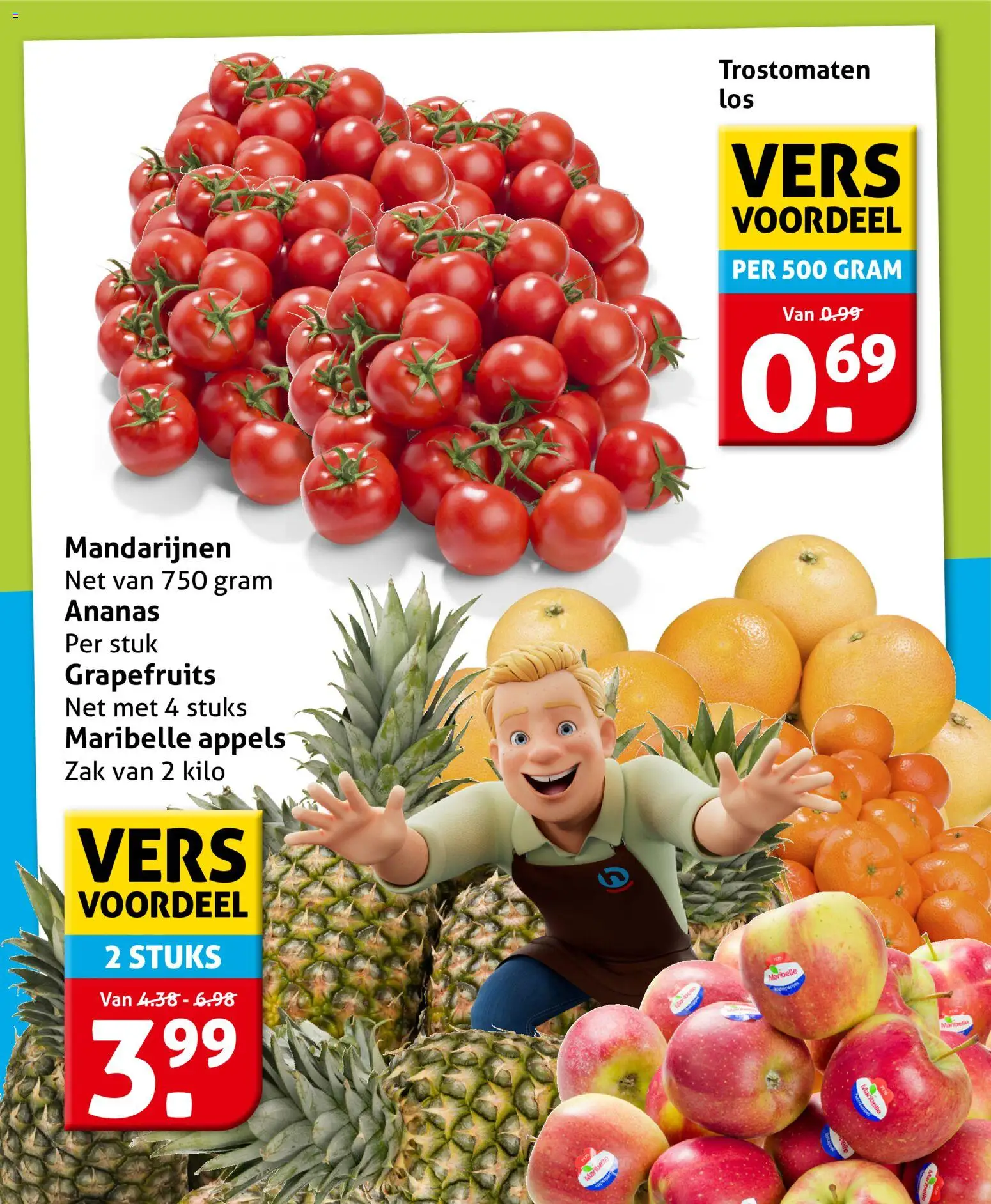 {H1} | Pagina: 17 | Producten: Appels, Ananas, Mandarijnen, Zak