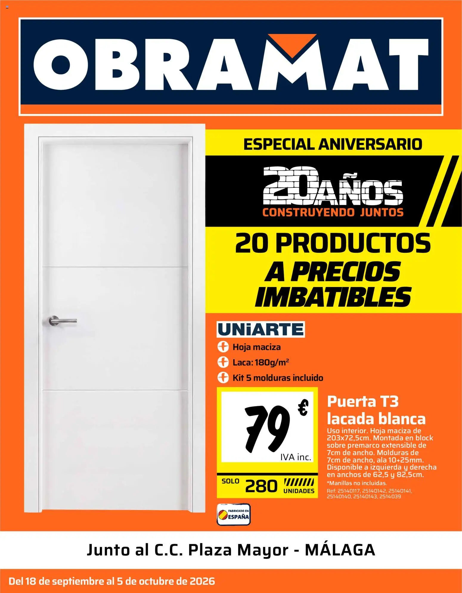 Obramat - Málaga │ válido desde el 18/09/2026 | Página: 1
