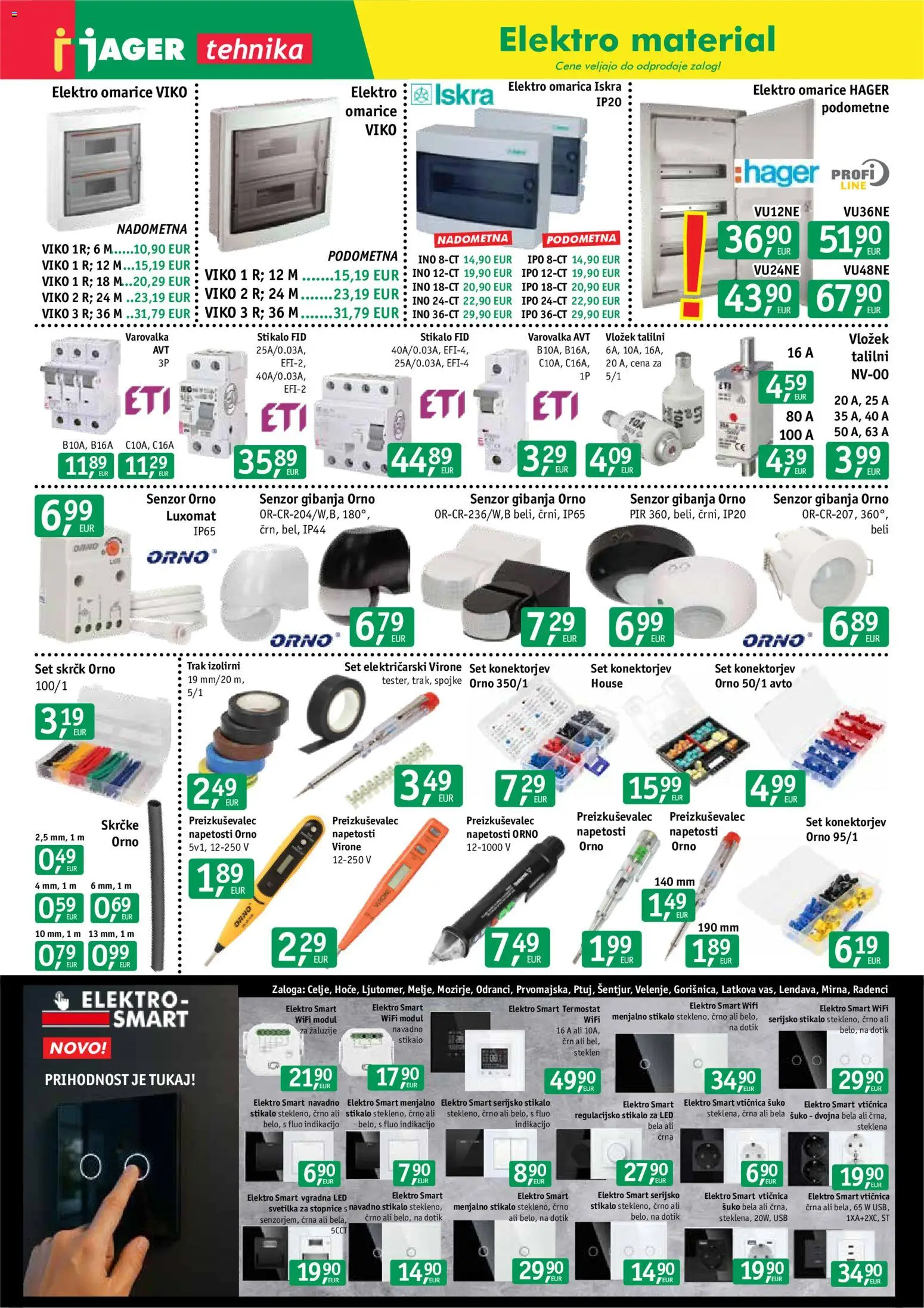 Novi Jager katalog ponudbe – veljaven od 21.10.2026 | Stran: 3 | Izdelki: Usb, Svetilka, Žaluzije, Omarica