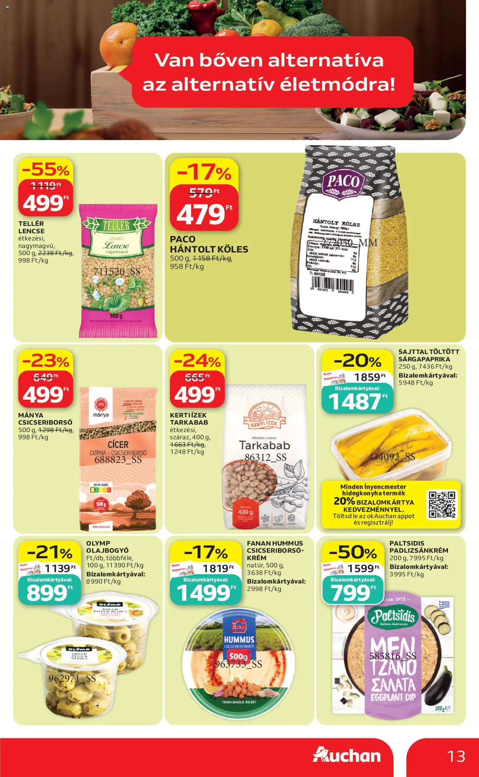 Auchan akciós ujság - amely érvényes a következő dátumtól: 2026.10.29. | Oldal: 13
