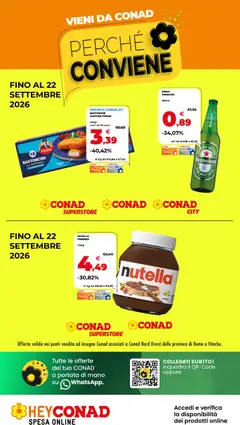 Anteprima del volantino Conad volantino Perché Conviene Lazio valido a partire dal 09/09/2026
