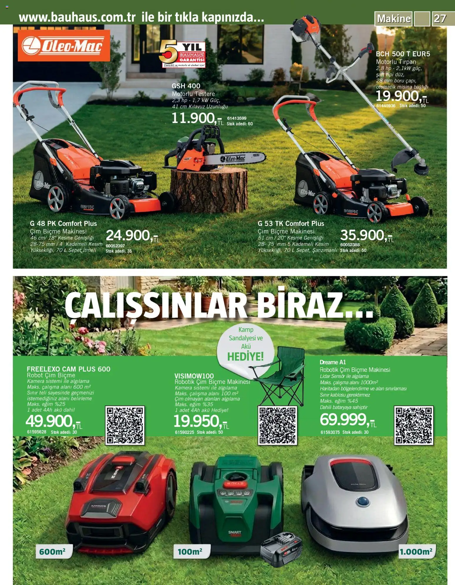 Bauhaus Katalog - 09.05.2026 tarihinden itibaren geçerlidir | Sayfa: 27