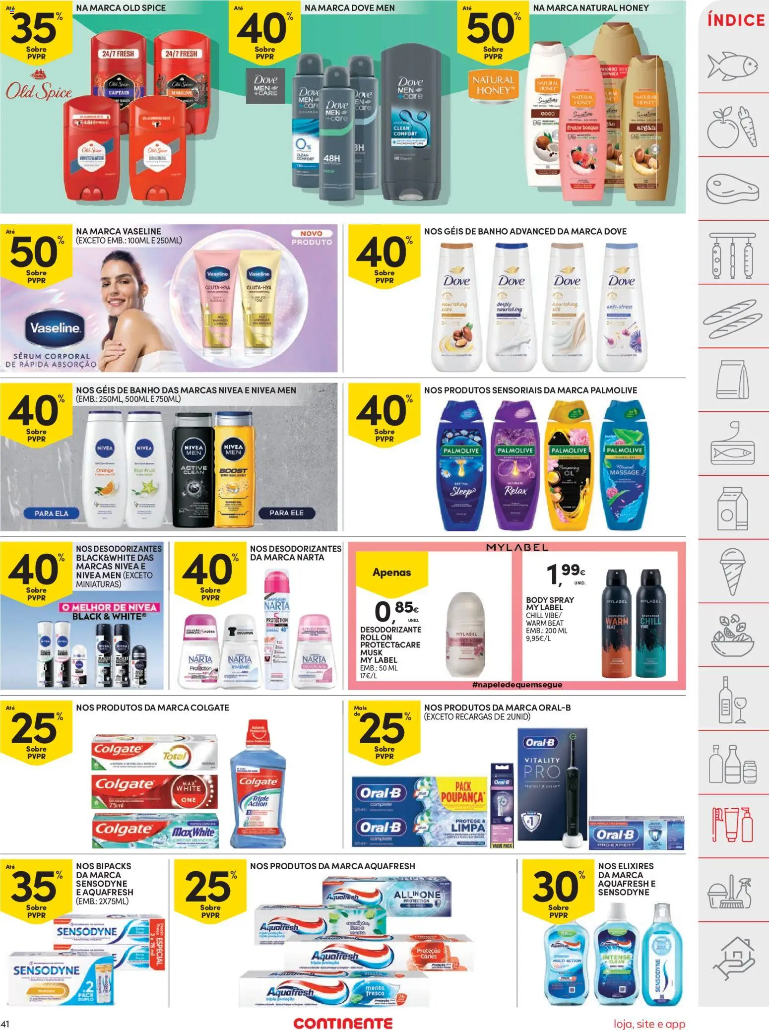 Continente folheto │ válido de 09.06.2026 | Página: 41 | Produtos: Desodorizante, Sérum, Banho