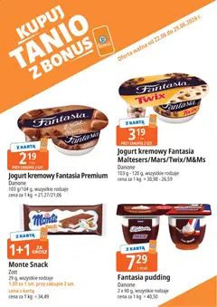 Pogląd oferty "E.Leclerc gazetka - Elbląg kupony dodatkowe" - ważna od 22.06.2026 | Strona: 4 | Produkty: Karta, Jogurt, Czekolada, Jogurt kremowy