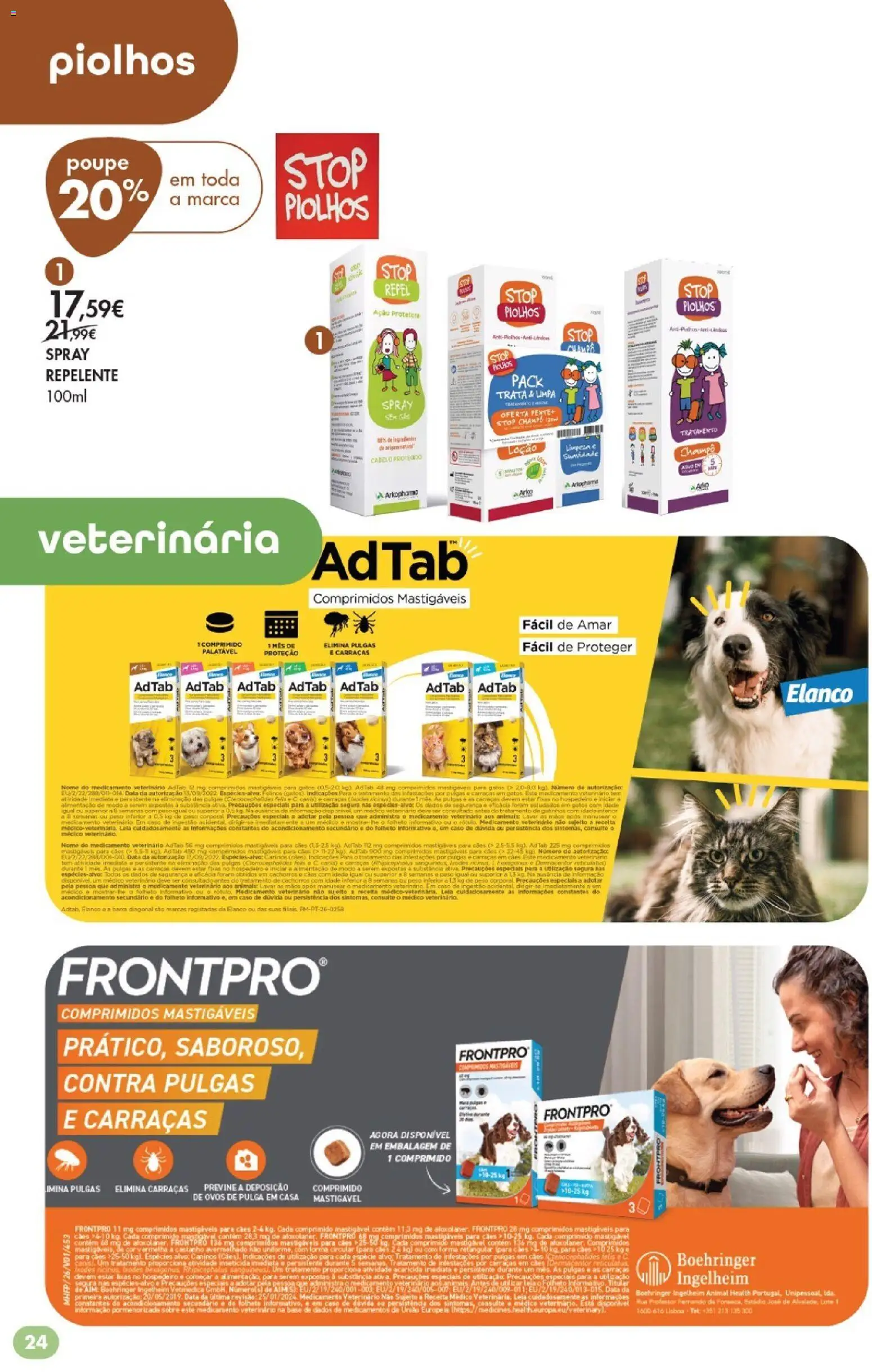 Pingo Doce Bem Estar Regresso à Rotina Lojas │ válido de 25/08/2026 | Página: 24 | Produtos: Pente, Repelente, Ovos