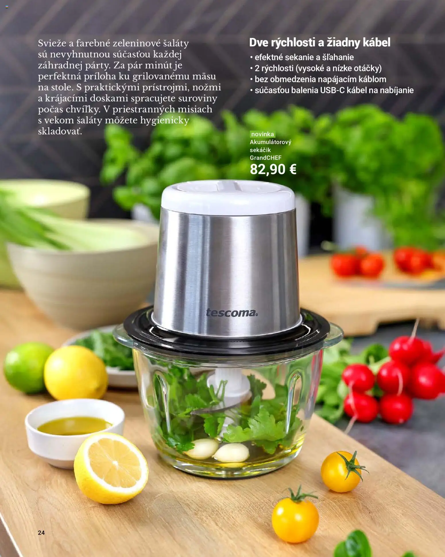 Nové TESCOMA akcie – leták je platný od 01.06.2026 | Strana: 24 | Produkty: Kábel